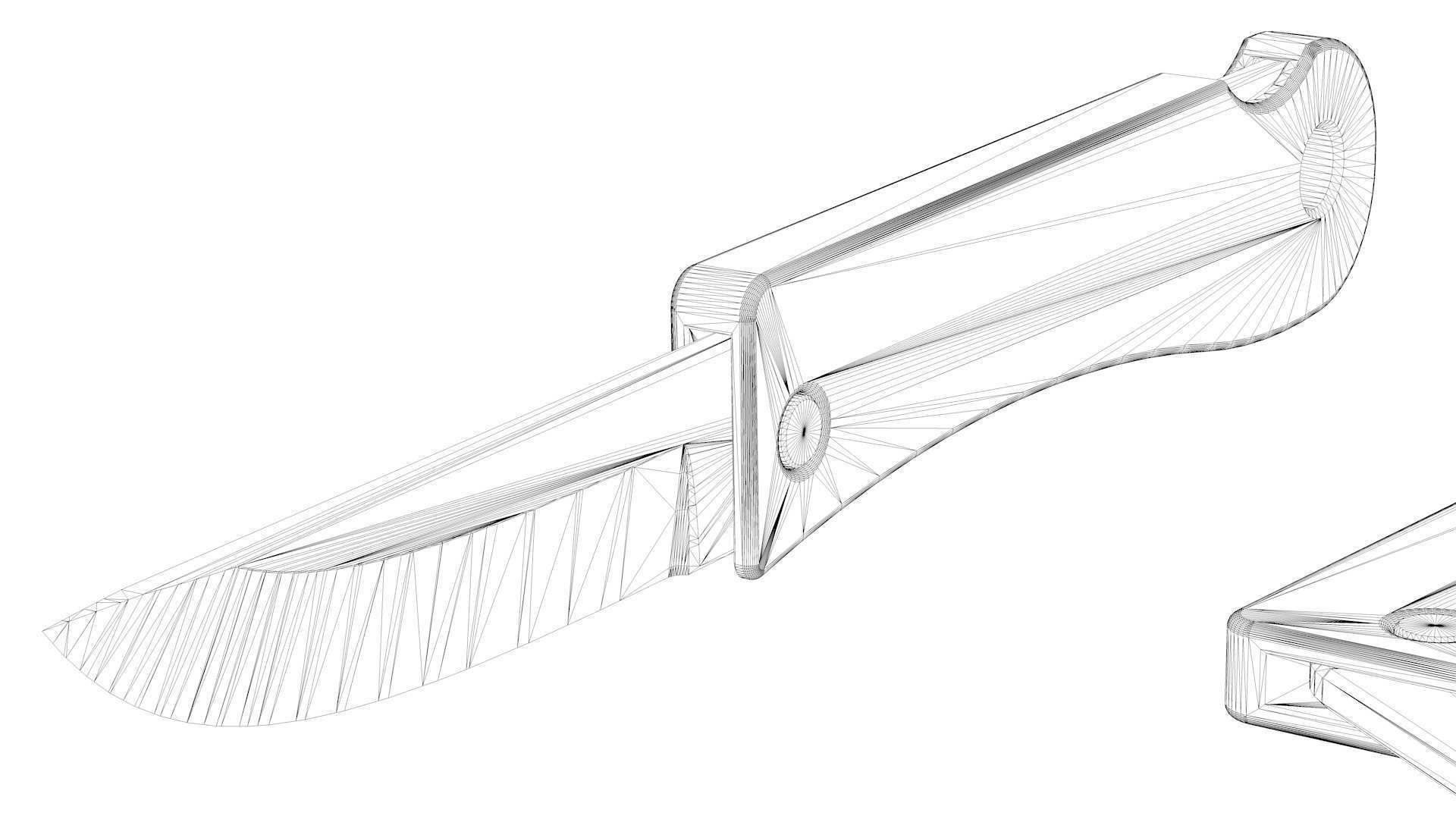 penknife pocket knife 3D model_20