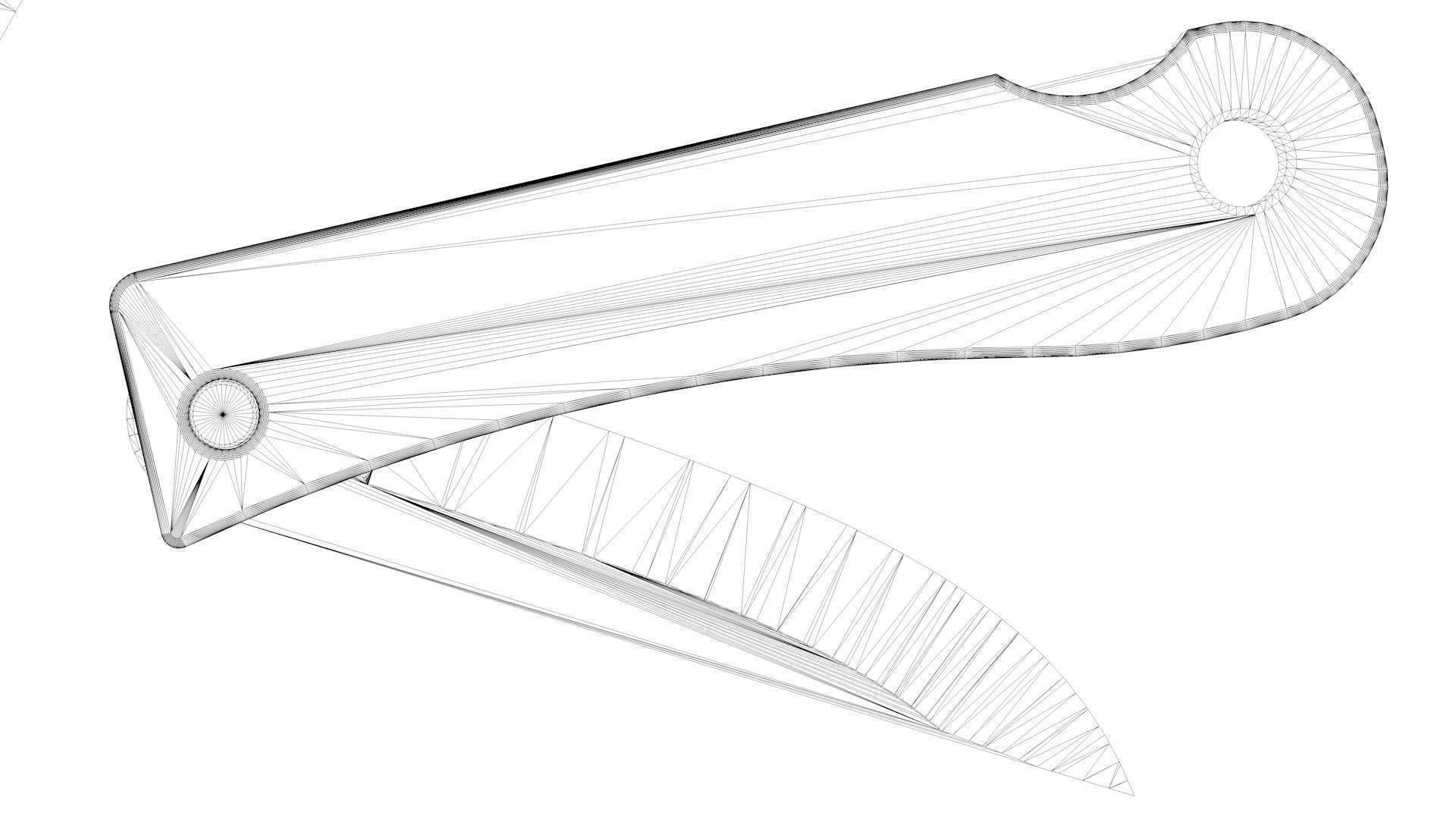 penknife pocket knife 3D model_22