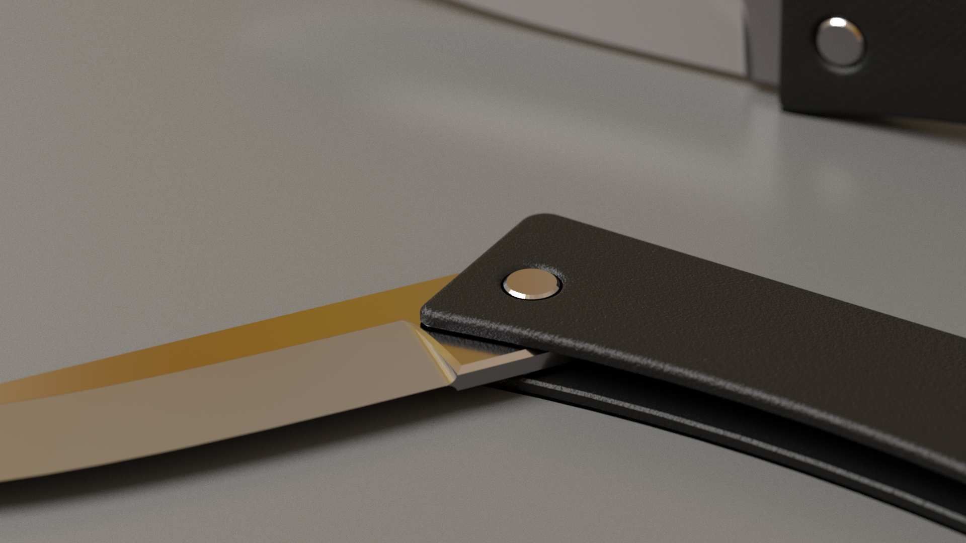 penknife pocket knife 3D model_2