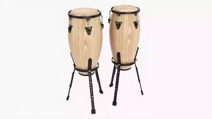 Conga 10 and 11 inches set  3D model