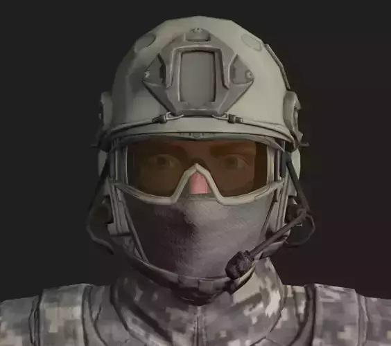 Spec Ops Soldier Military Commando 3D model