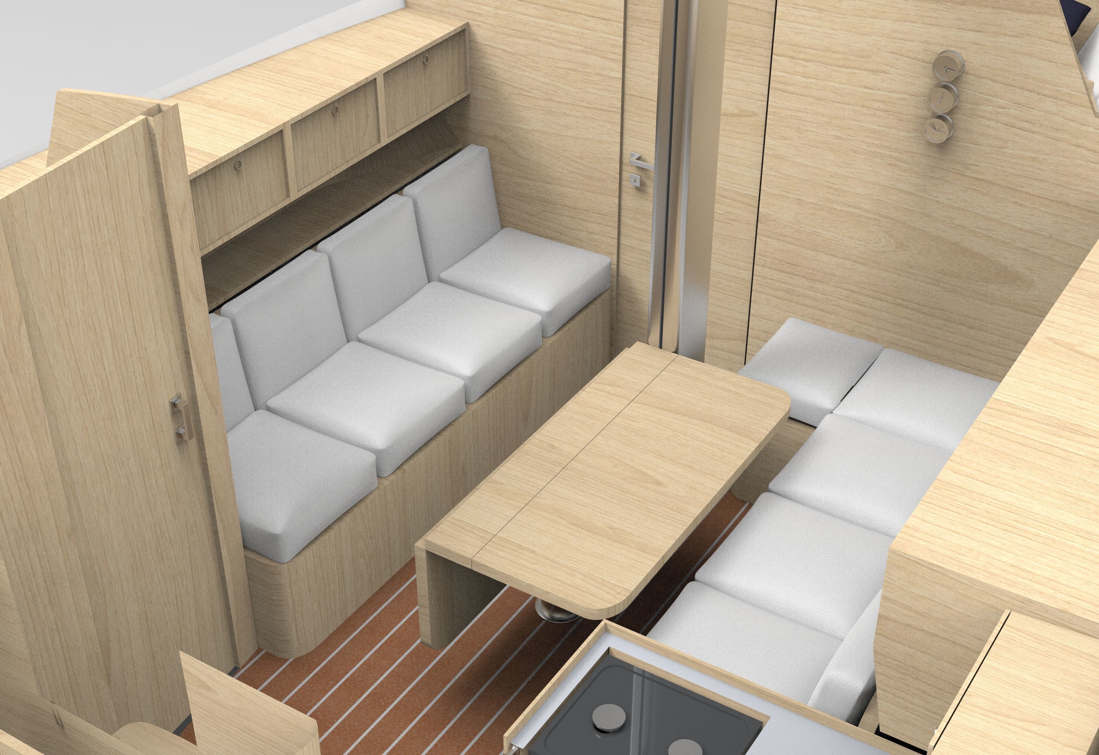 12 m Sail Yacht 3D print model_11