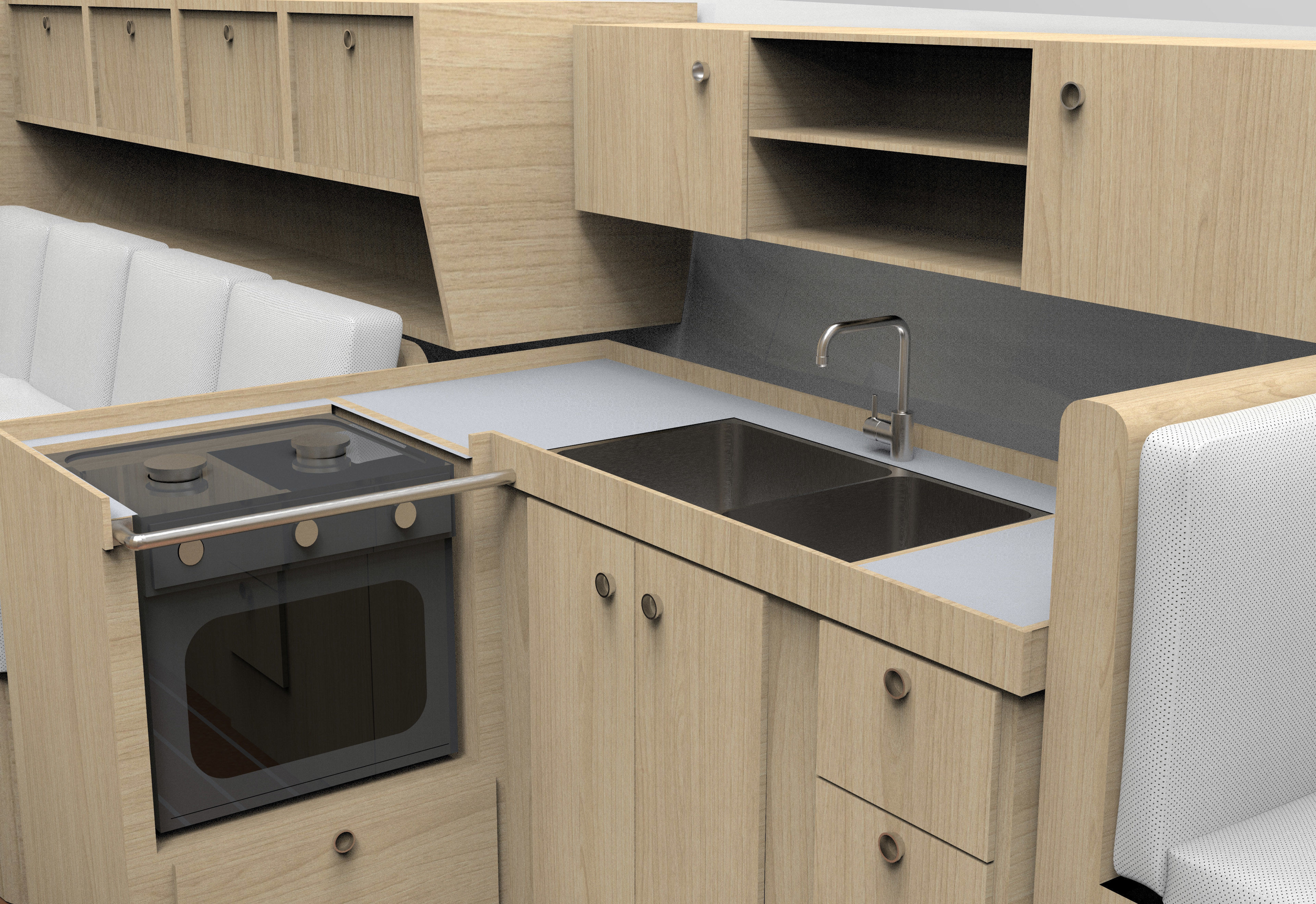 12 m Sail Yacht 3D print model_10