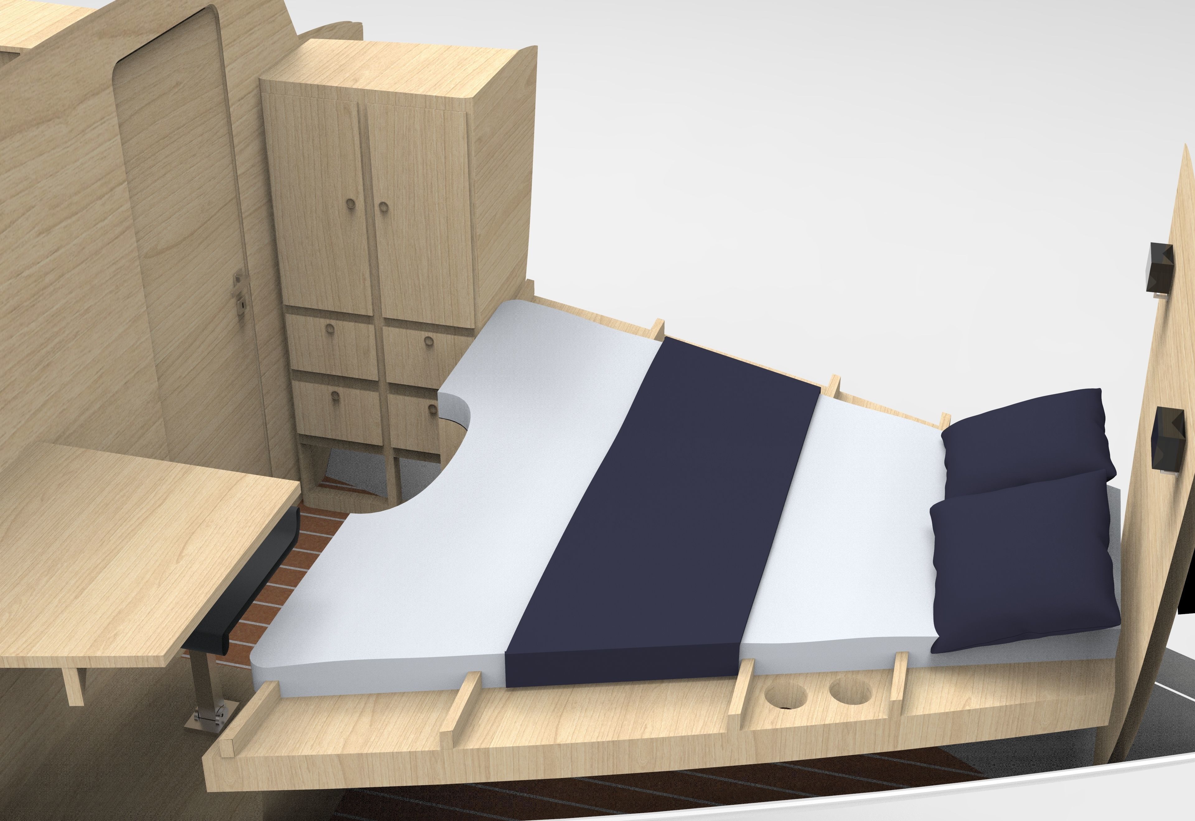 12 m Sail Yacht 3D print model_9