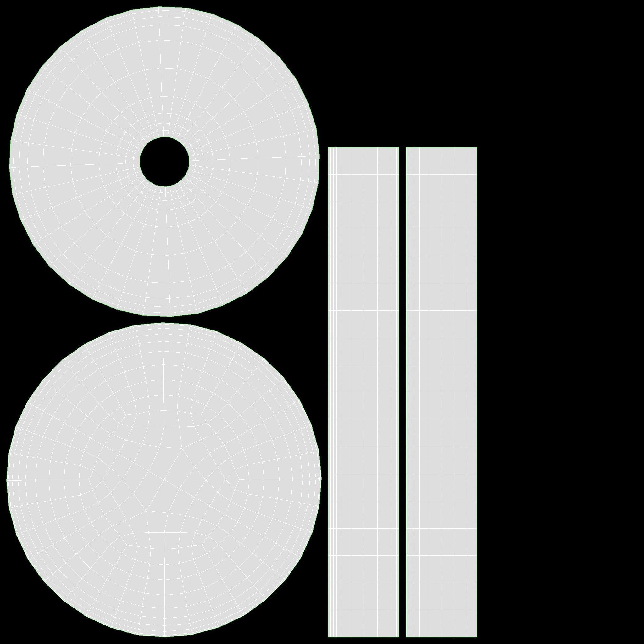 Acoustic drum set 3D model_31