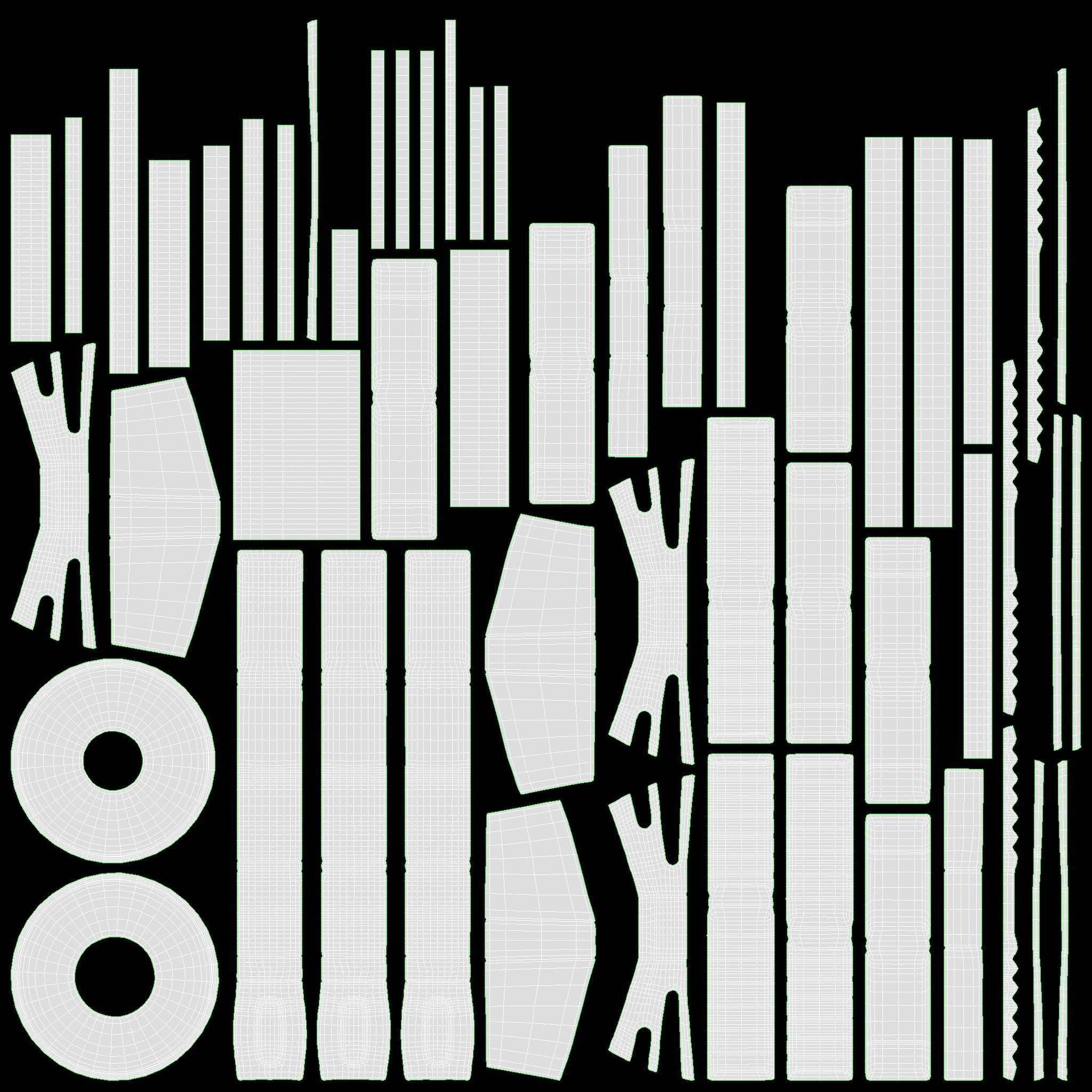 Acoustic drum set 3D model_30