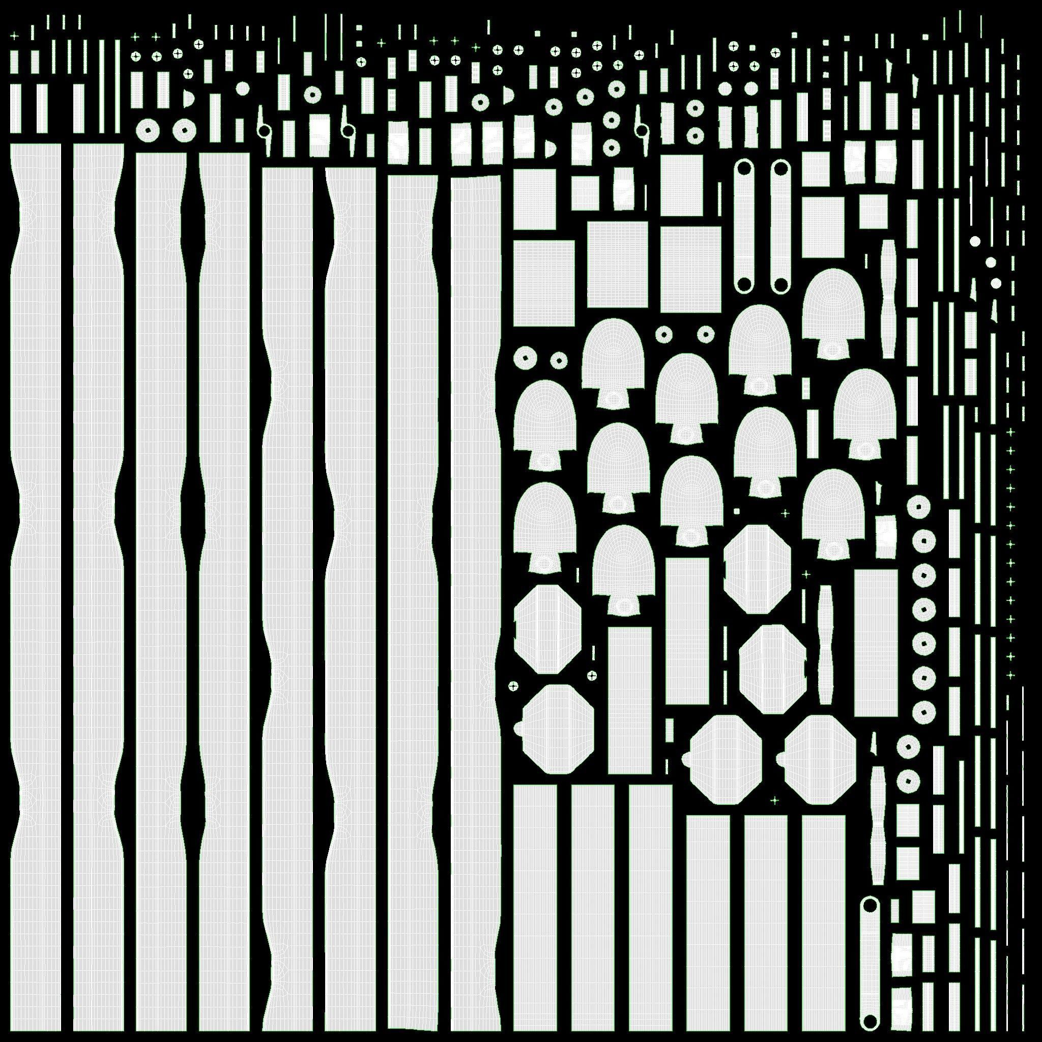 Acoustic drum set 3D model_27