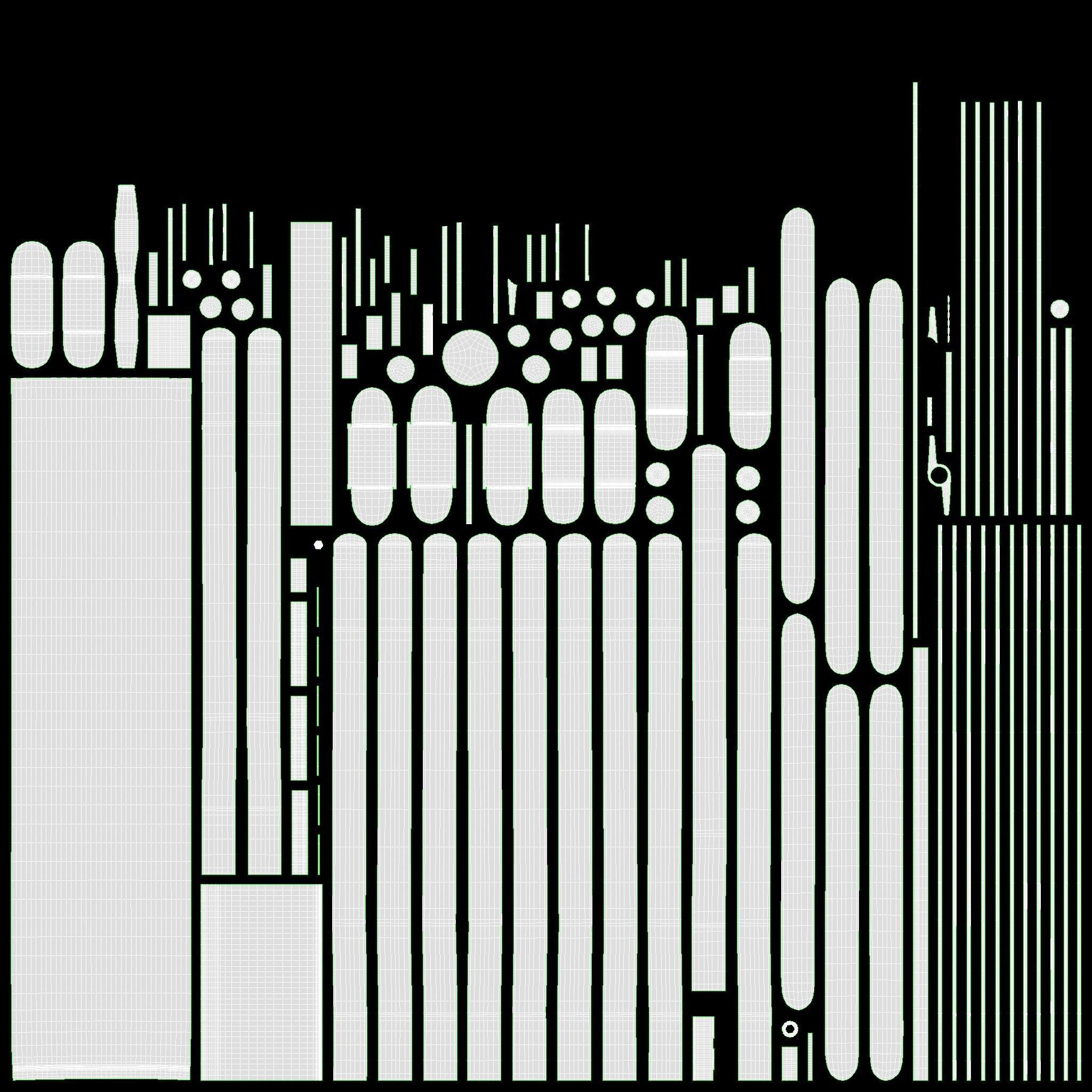 Acoustic drum set 3D model_25