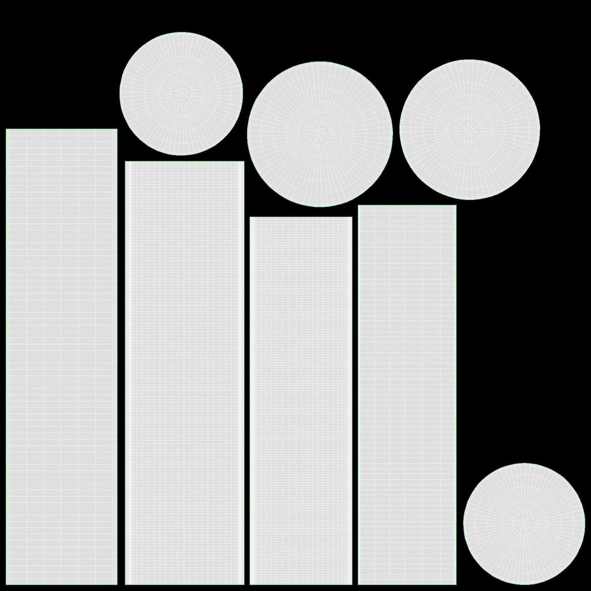 Acoustic drum set 3D model_35