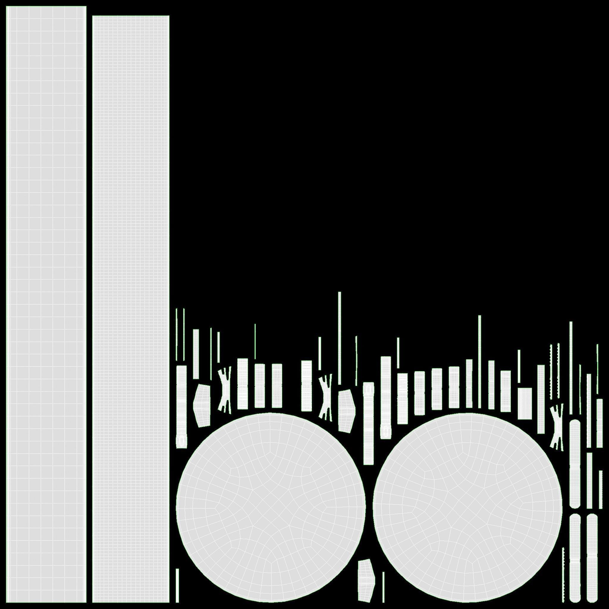 Acoustic drum set 3D model_33