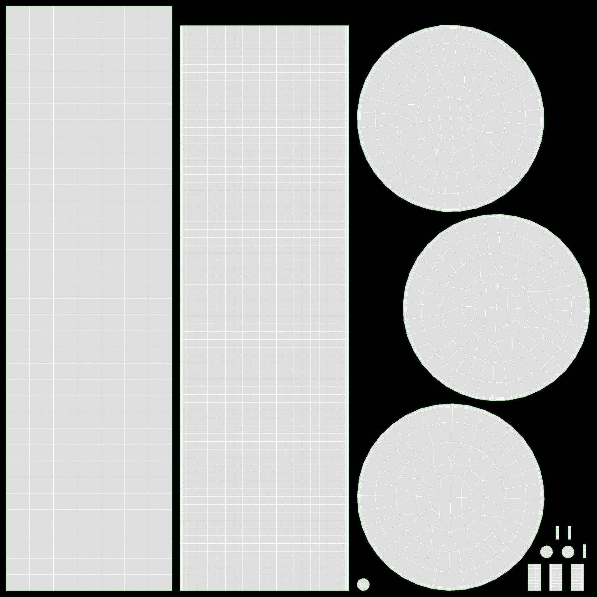 Acoustic drum set 3D model_28