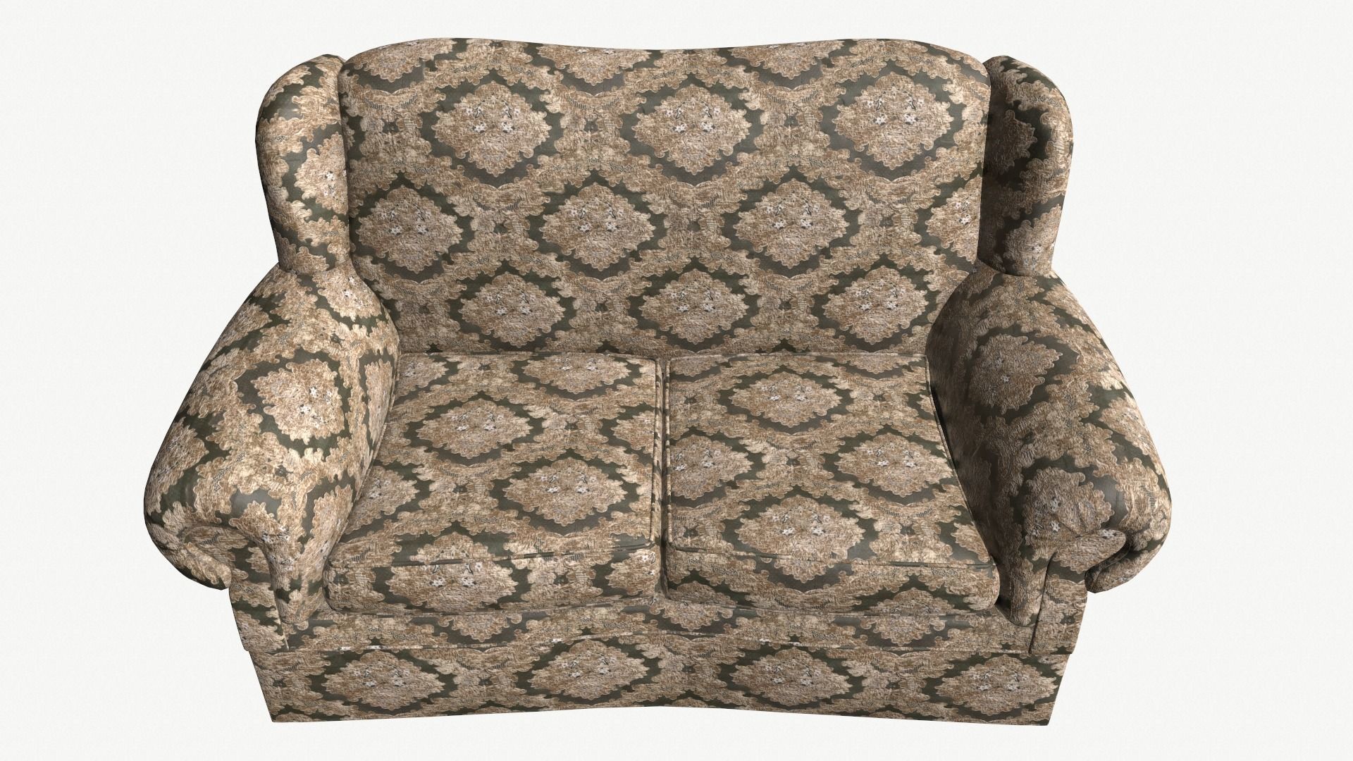 Classic Sofa PBR GameReady Low-poly 3D model_8