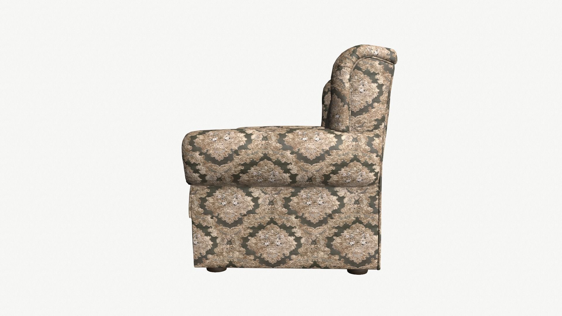 Classic Sofa PBR GameReady Low-poly 3D model_6