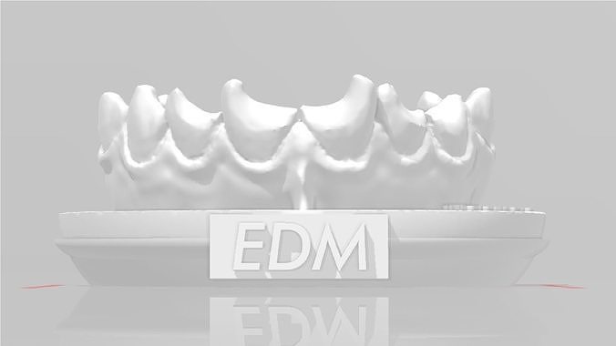 EDM Dental Practice Exclusive Model Class 4 No Central 3D print model