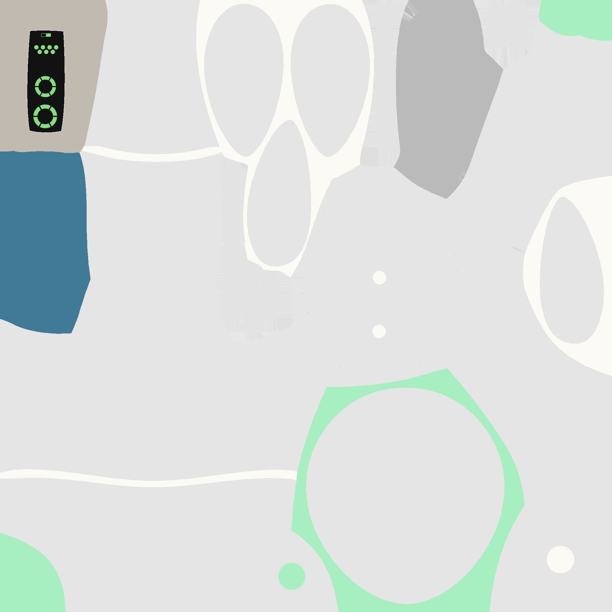 Flying Robot 01 White - Character SciFi Design Low-poly 3D model_22