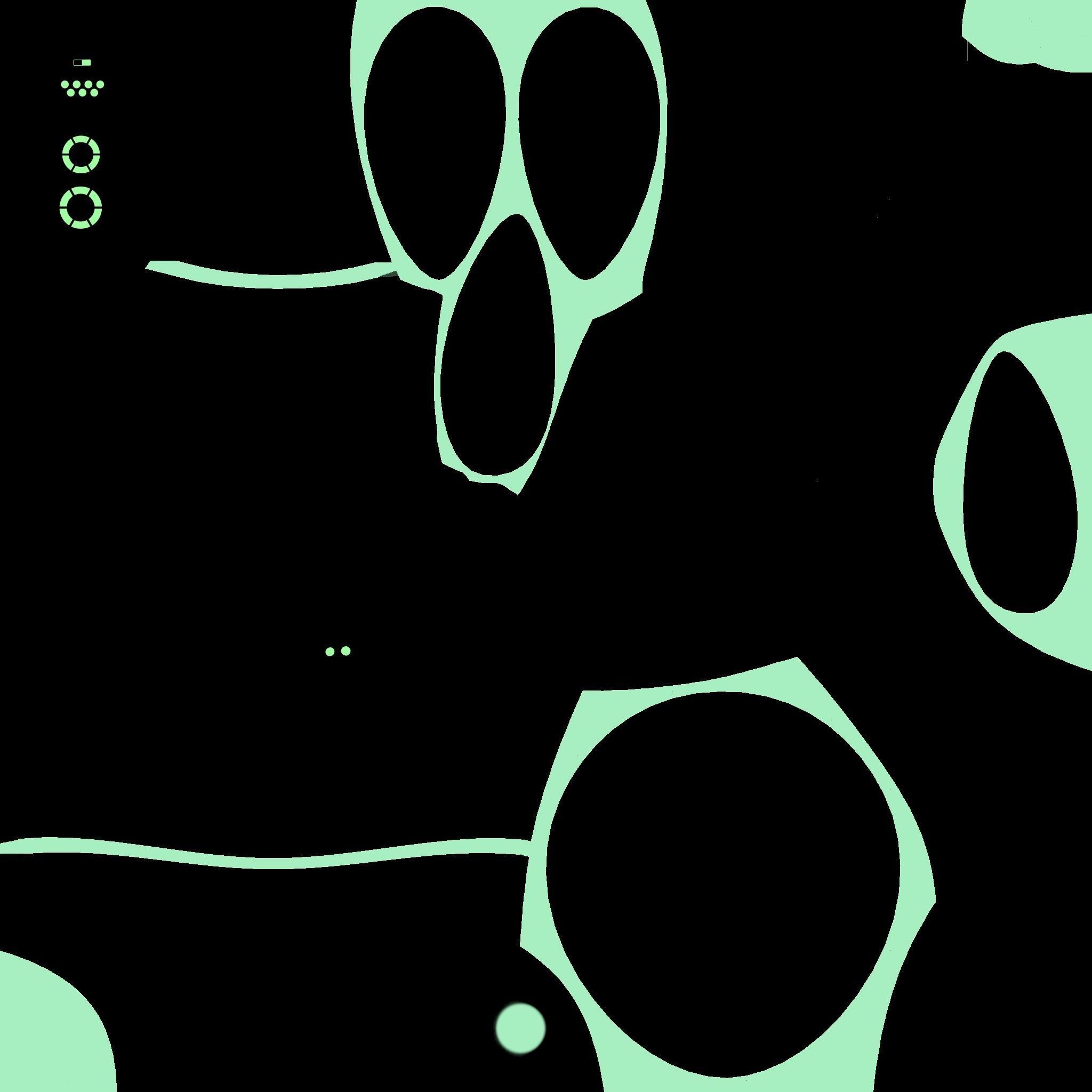 Flying Robot 02 Black - Character SciFi Design Low-poly 3D model_19