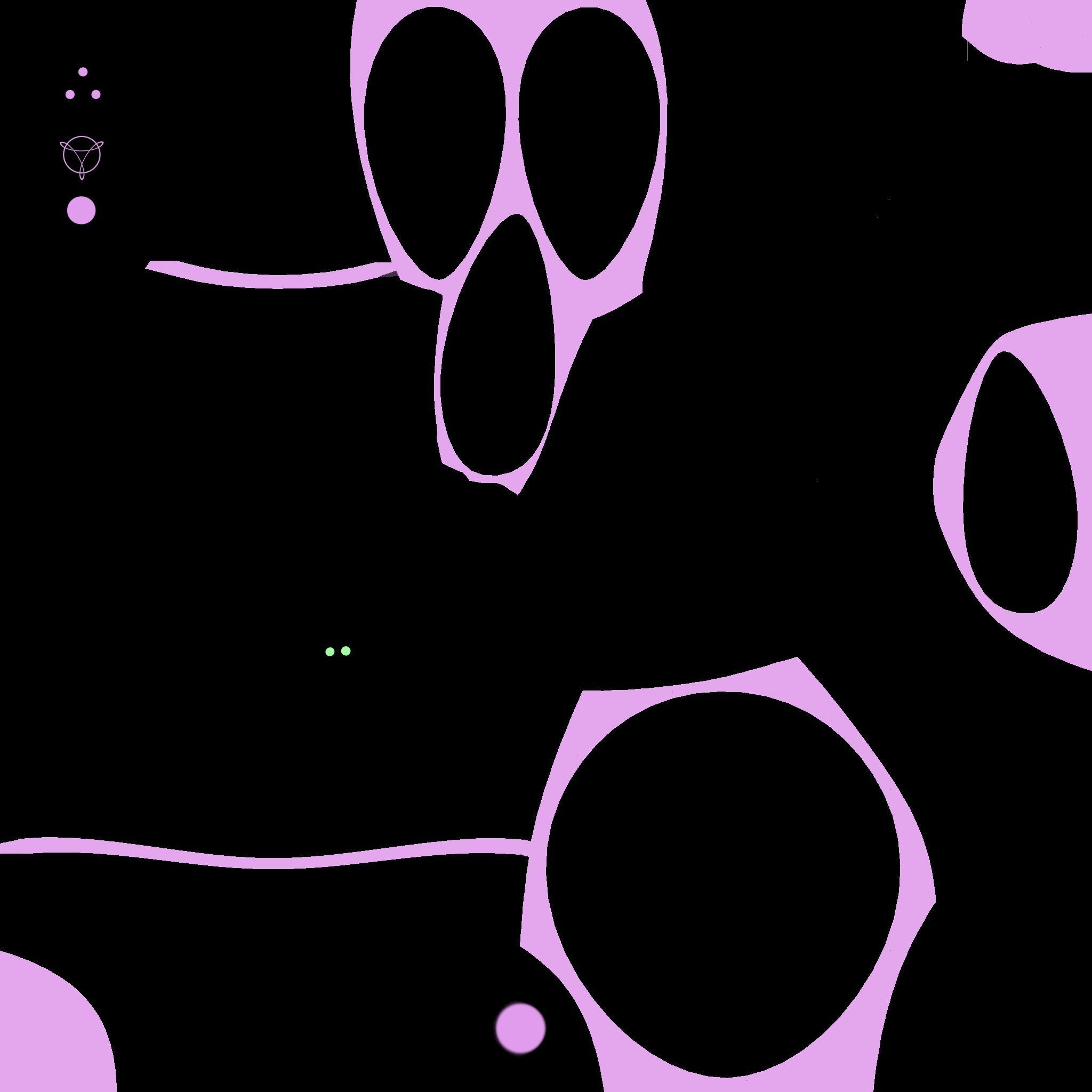 Flying Robot 03 Pink Blue - Character SciFi Design Low-poly 3D model_18