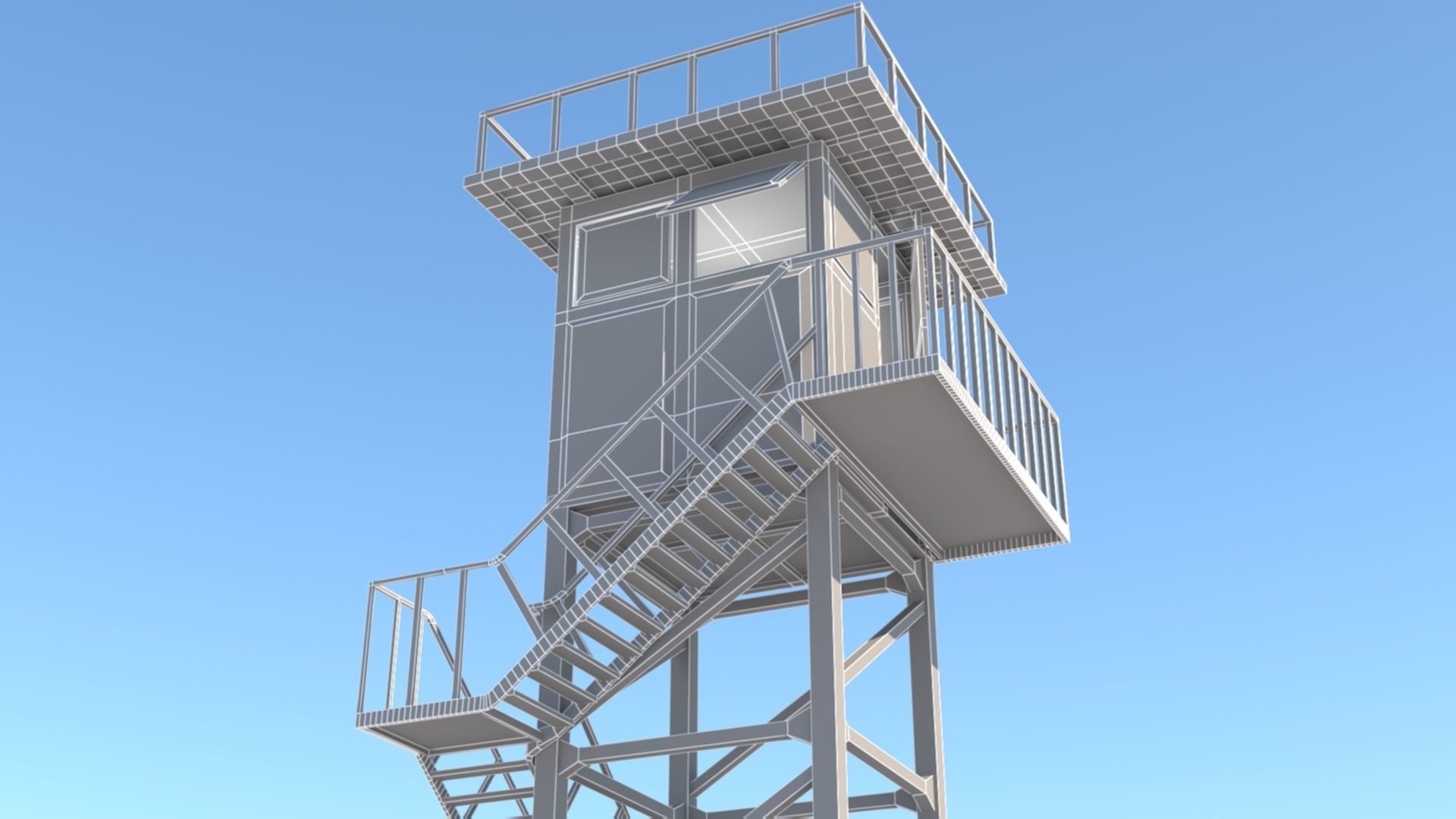 Army Post 3D model_19