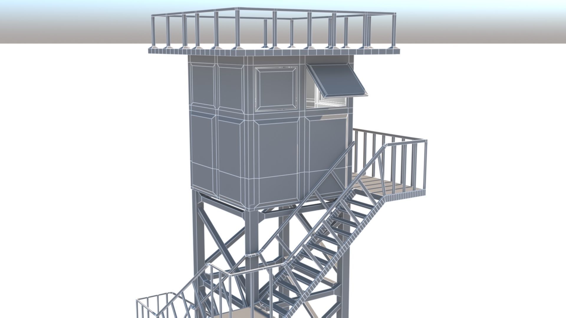 Army Post 3D model_16