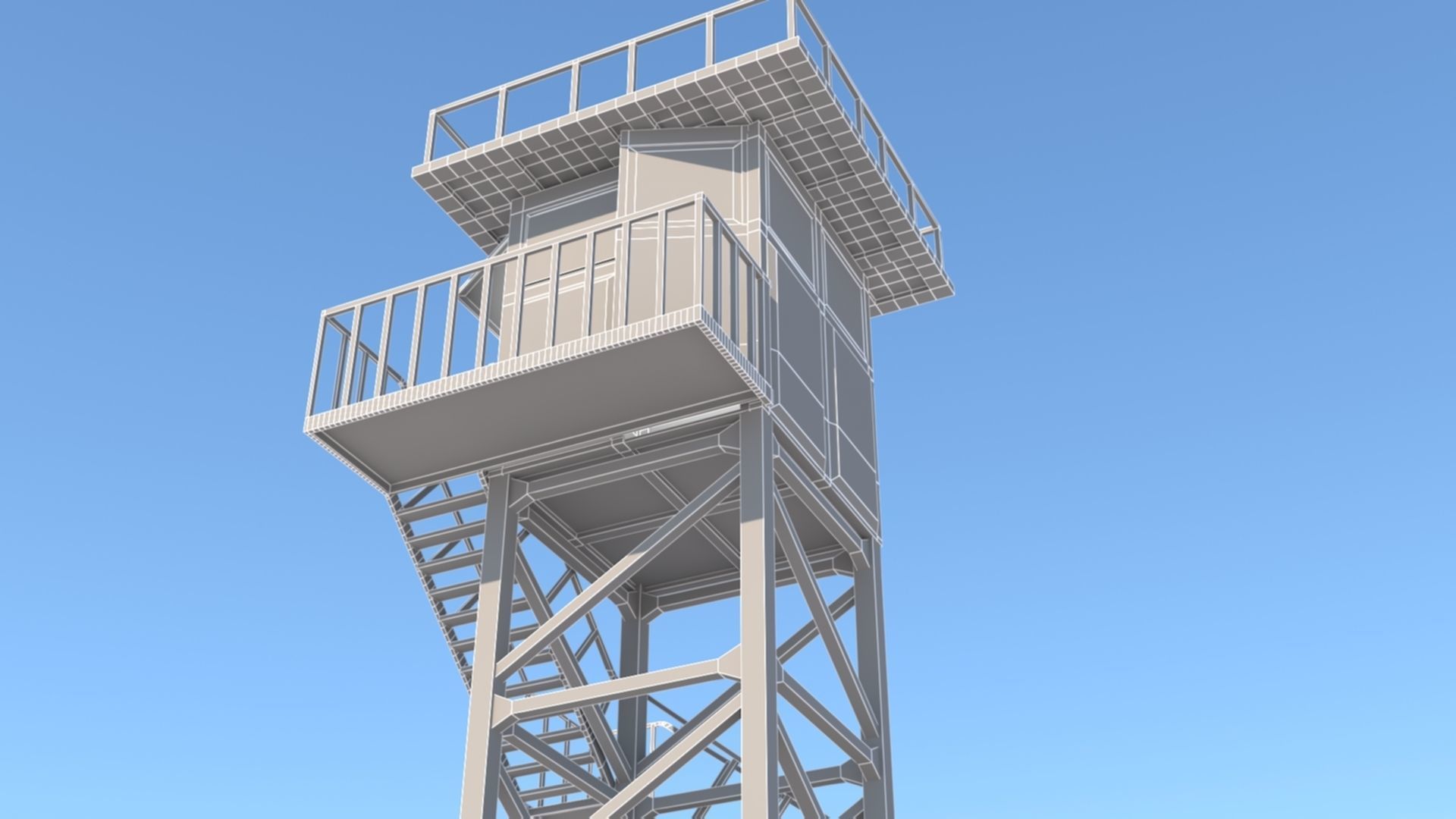 Army Post 3D model_18