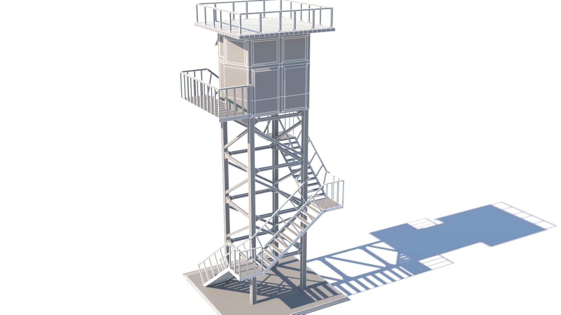 Army Post 3D model_11