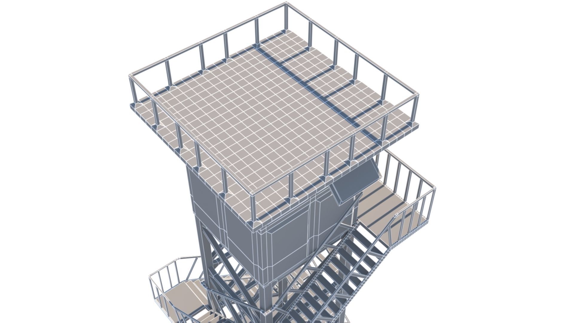 Army Post 3D model_14