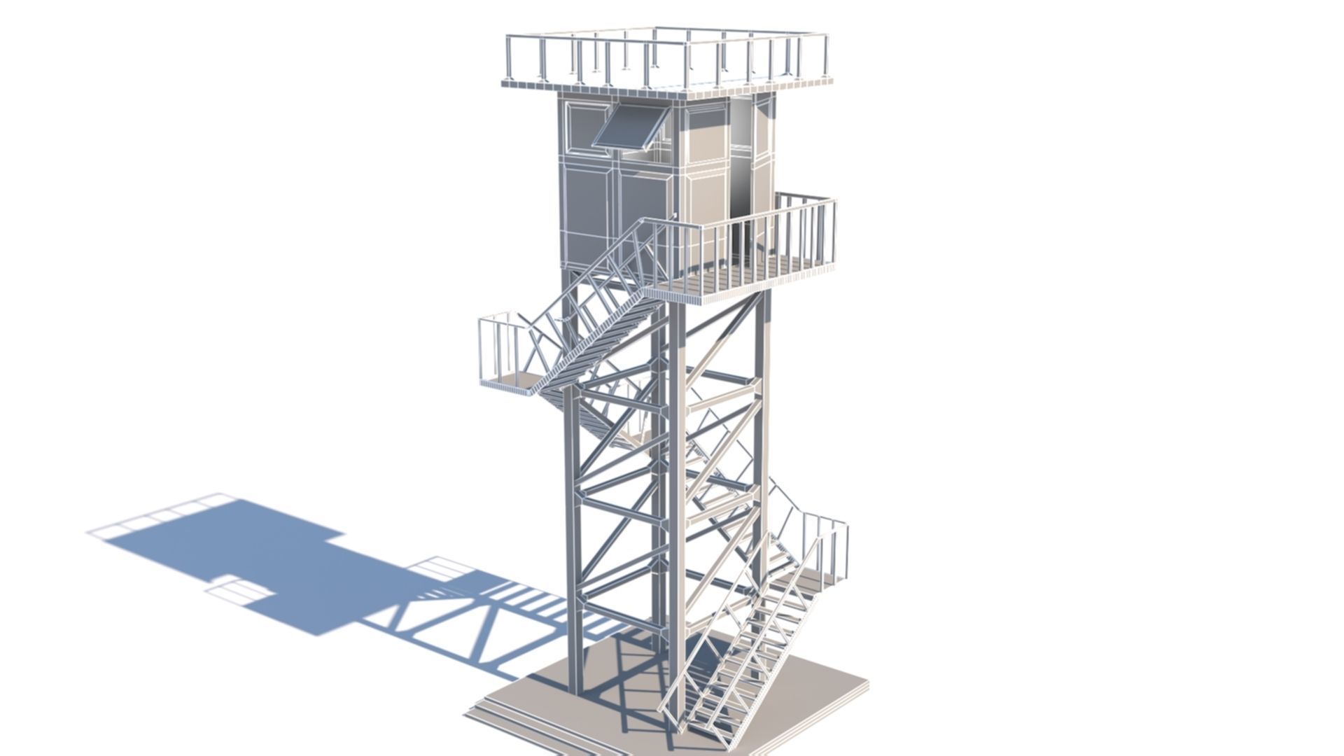 Army Post 3D model_7