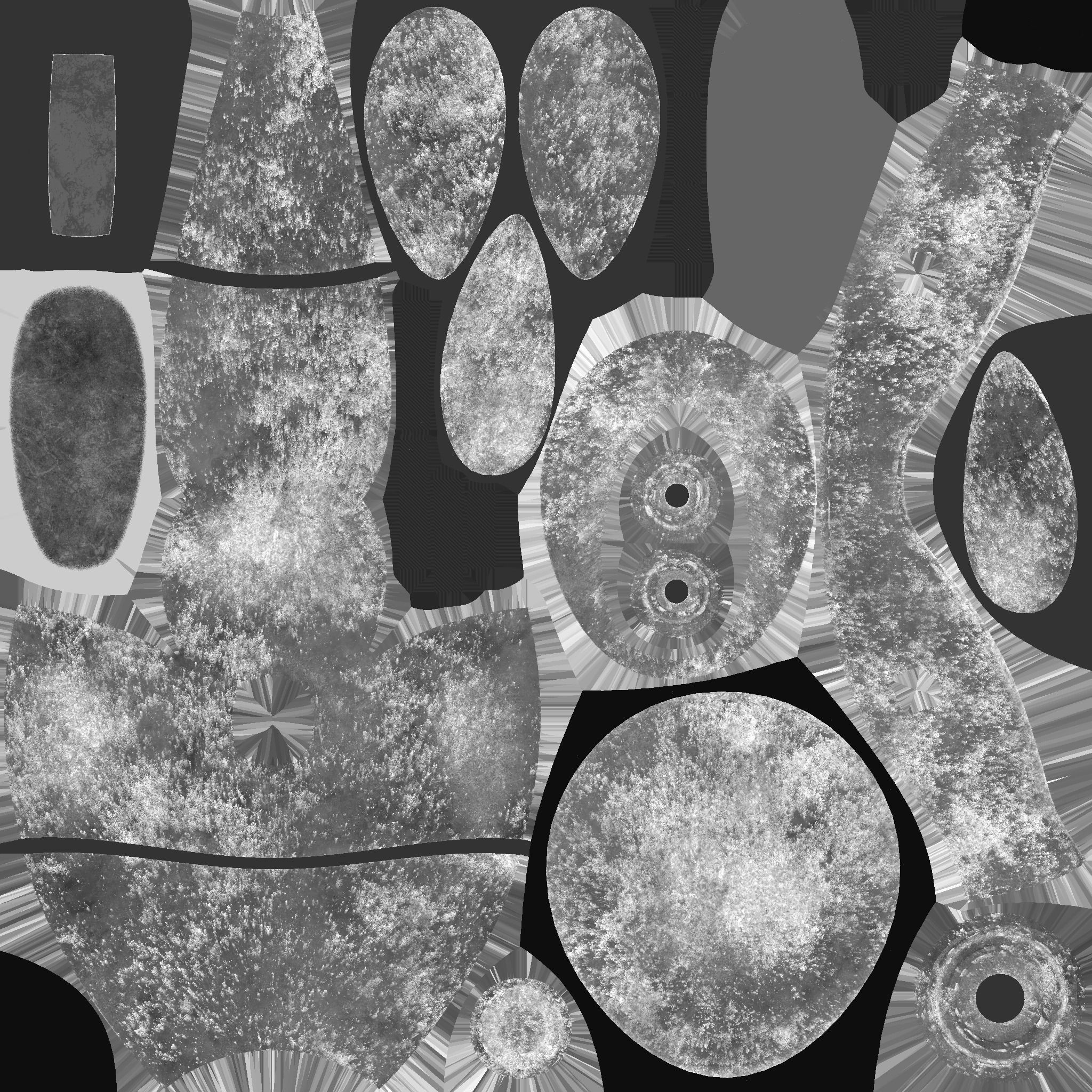 Flying Robot 05 Destroyed Rust - Character SciFi Design Low-poly 3D model_24