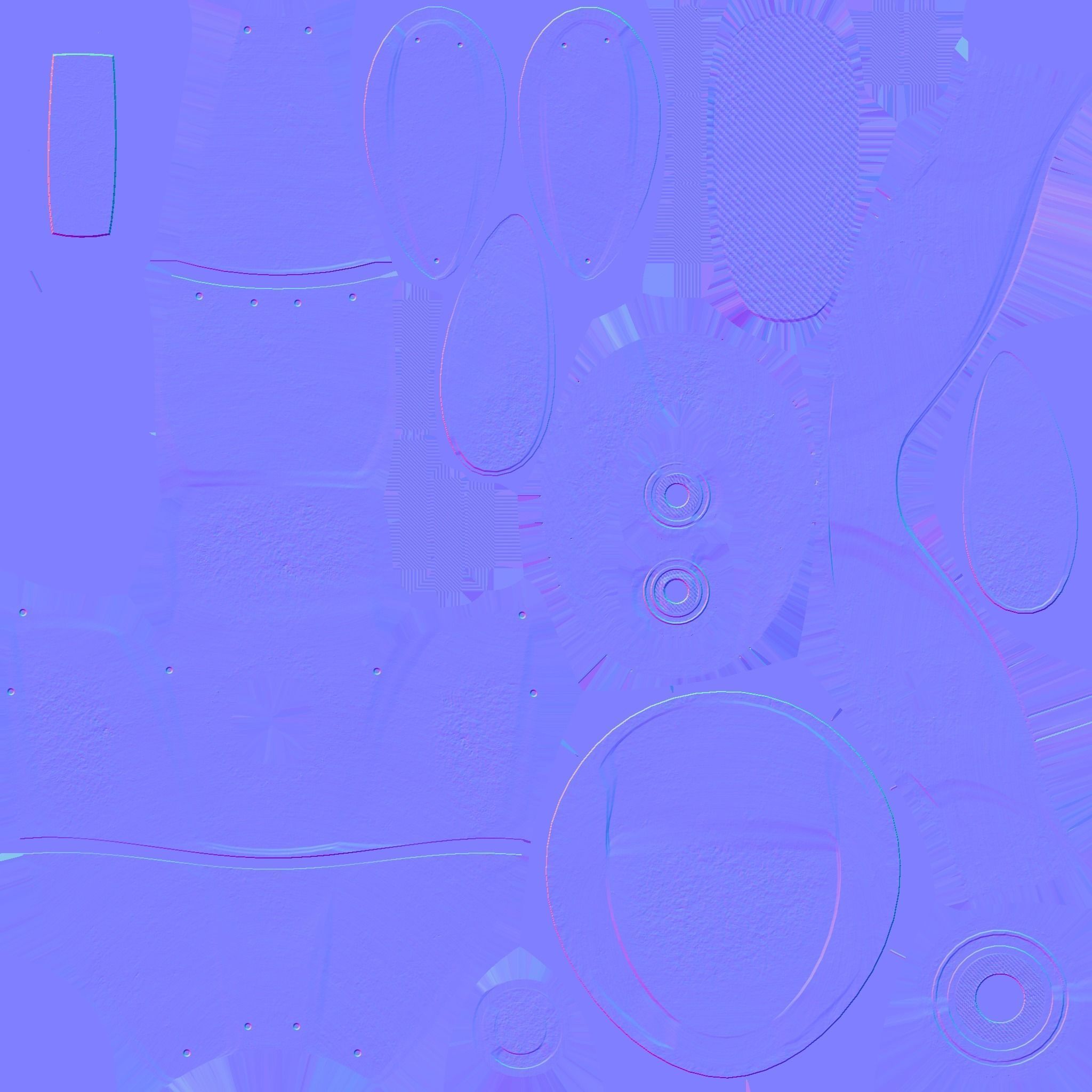 Flying Robot 05 Destroyed Rust - Character SciFi Design Low-poly 3D model_22