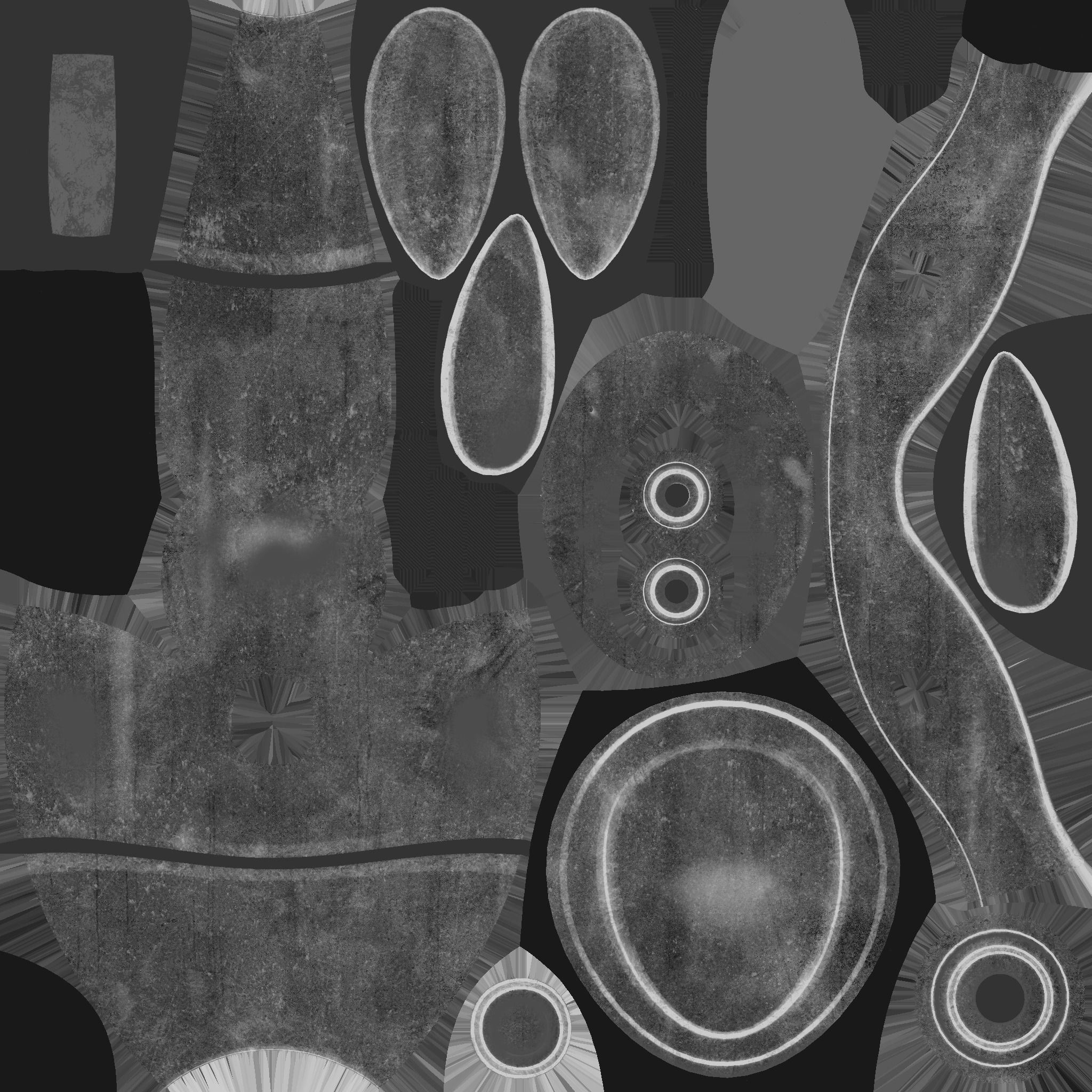 Flying Robot 06 Blue Steel - Character SciFi Design Low-poly 3D model_24