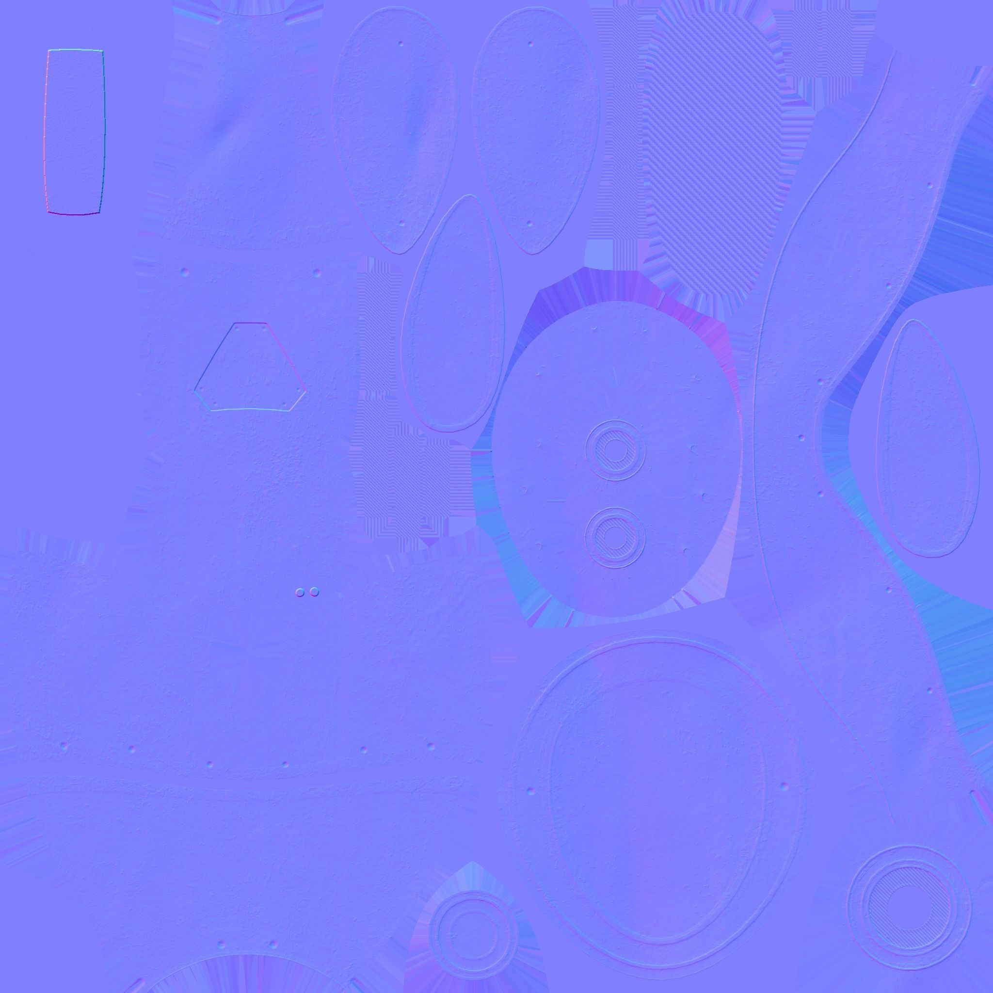 Flying Robot 06 Blue Steel - Character SciFi Design Low-poly 3D model_22