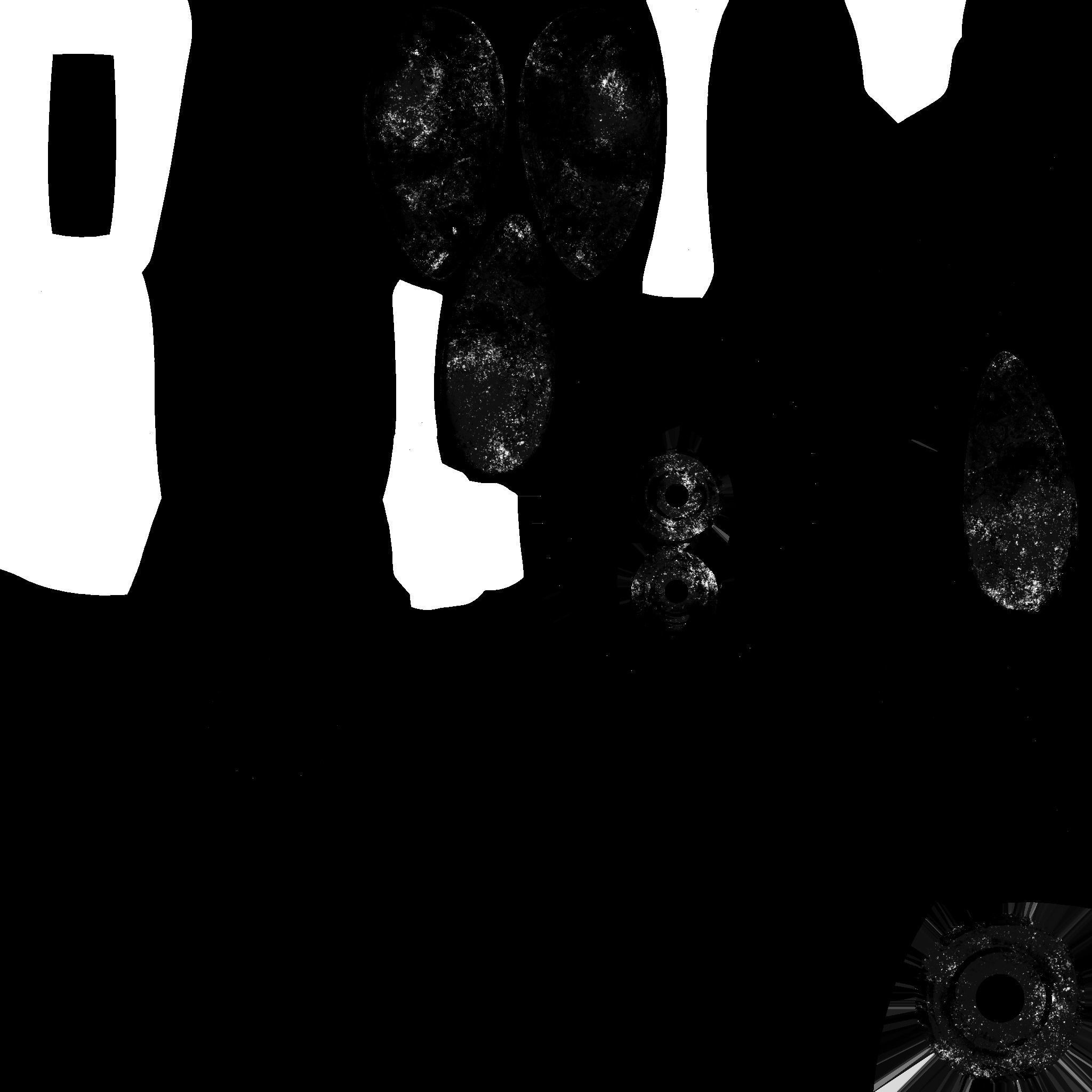 Flying Robot 07 Security - Character SciFi Design Low-poly 3D model_18