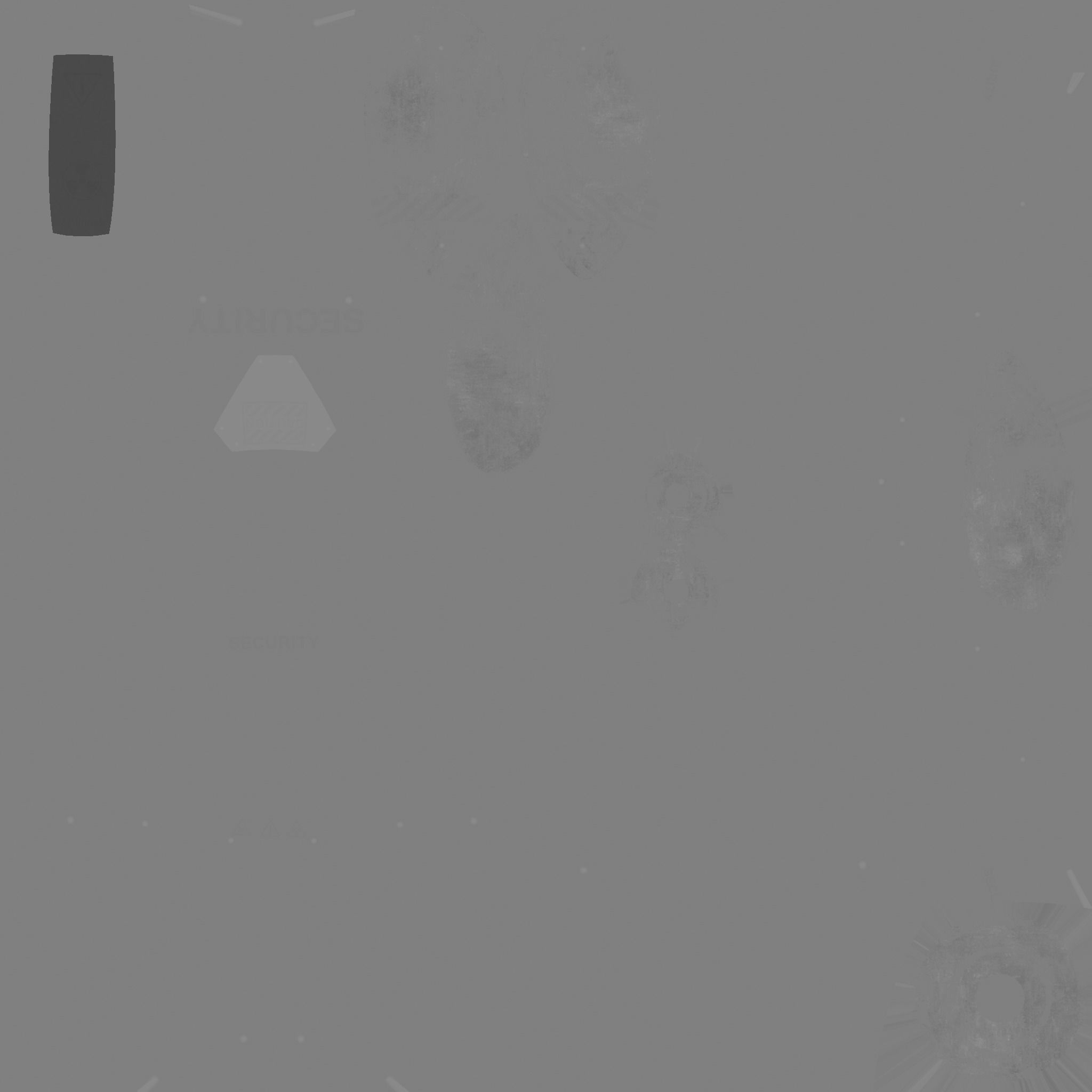 Flying Robot 07 Security - Character SciFi Design Low-poly 3D model_19