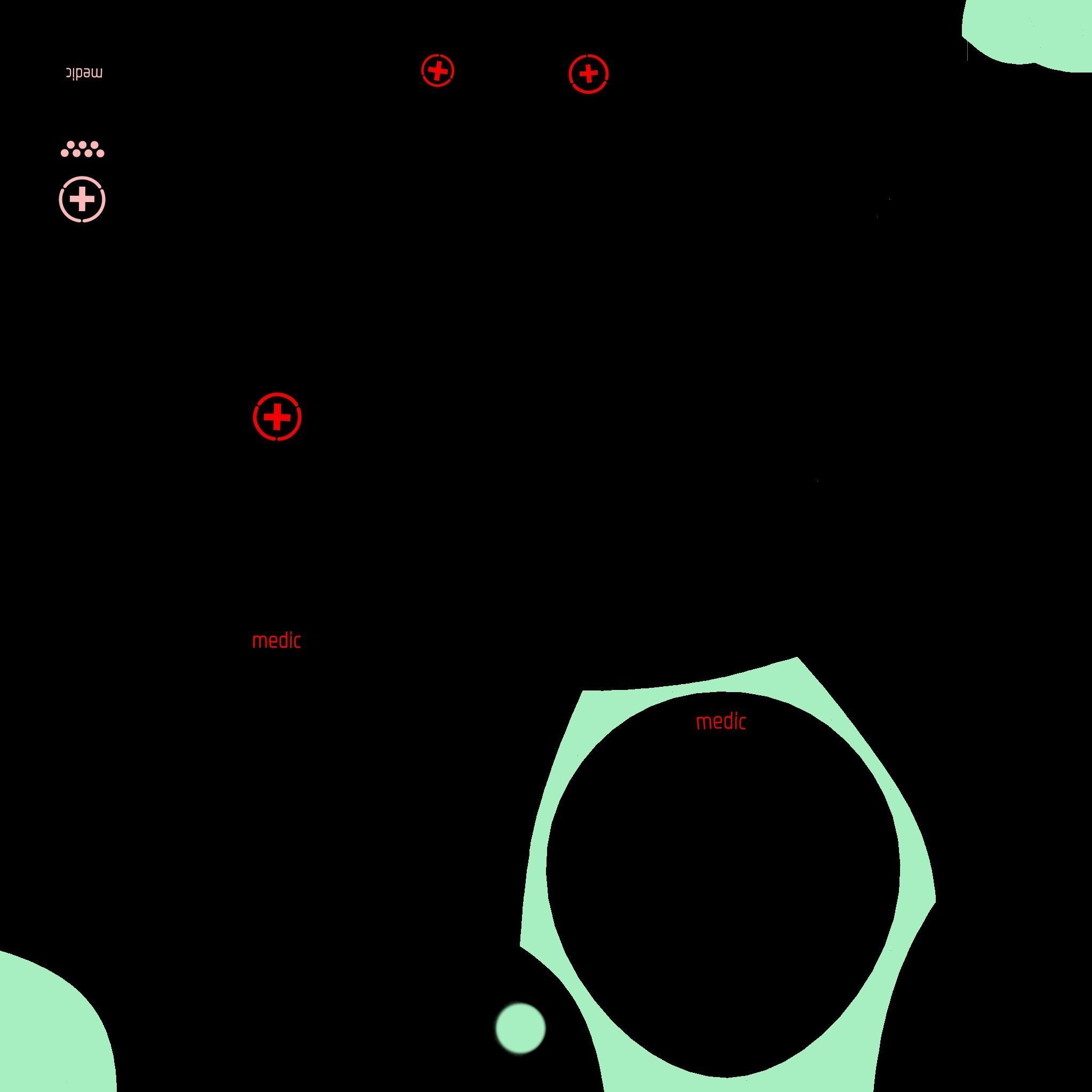 Flying Robot 08 Medic Doctor - Character SciFi Design Low-poly 3D model_23