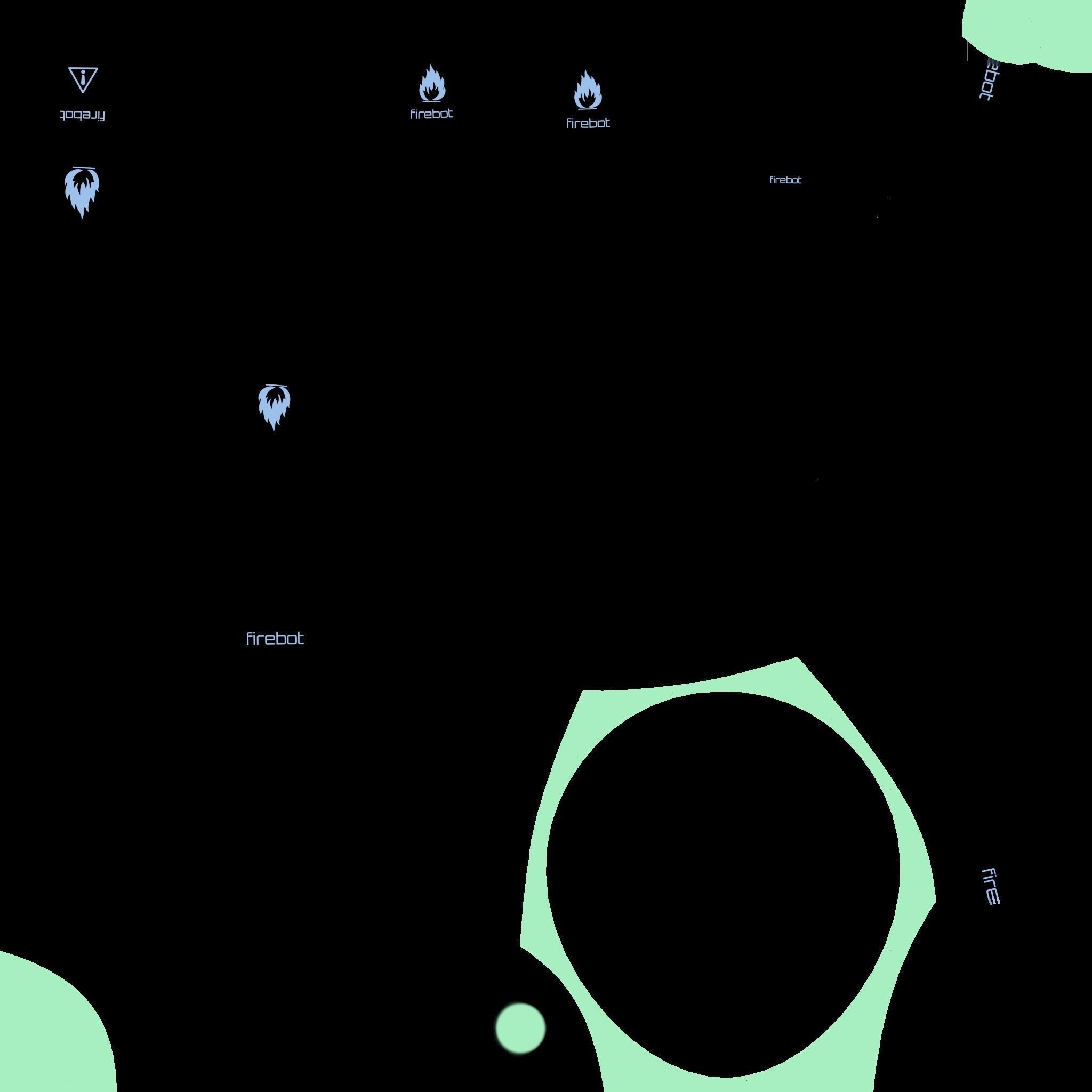 Flying Robot 09 Firebot Fire Fighter - Character SciFi Design Low-poly 3D model_16