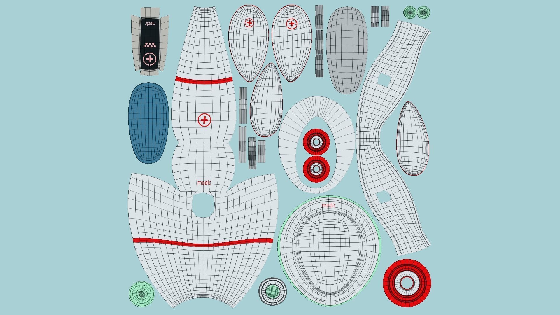 10 Flying Robots Collection - Character SciFi Design _57