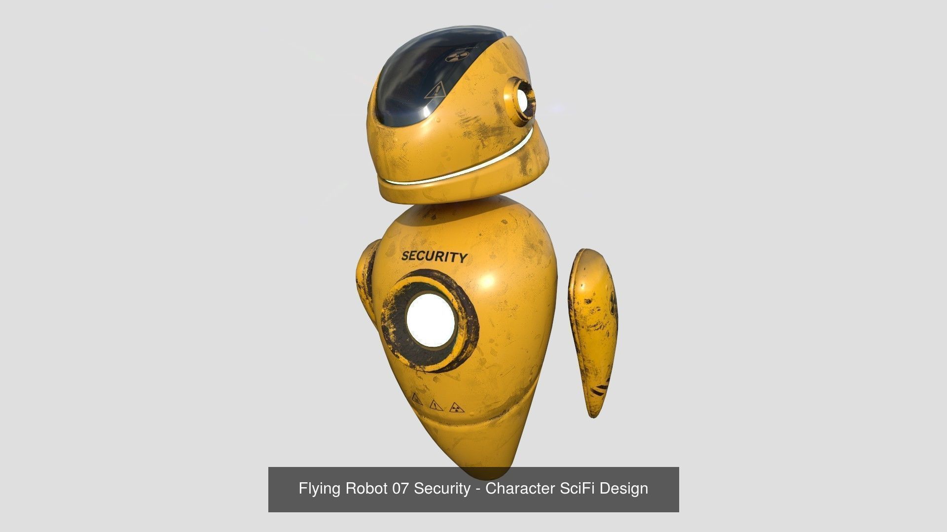 10 Flying Robots Collection - Character SciFi Design _7