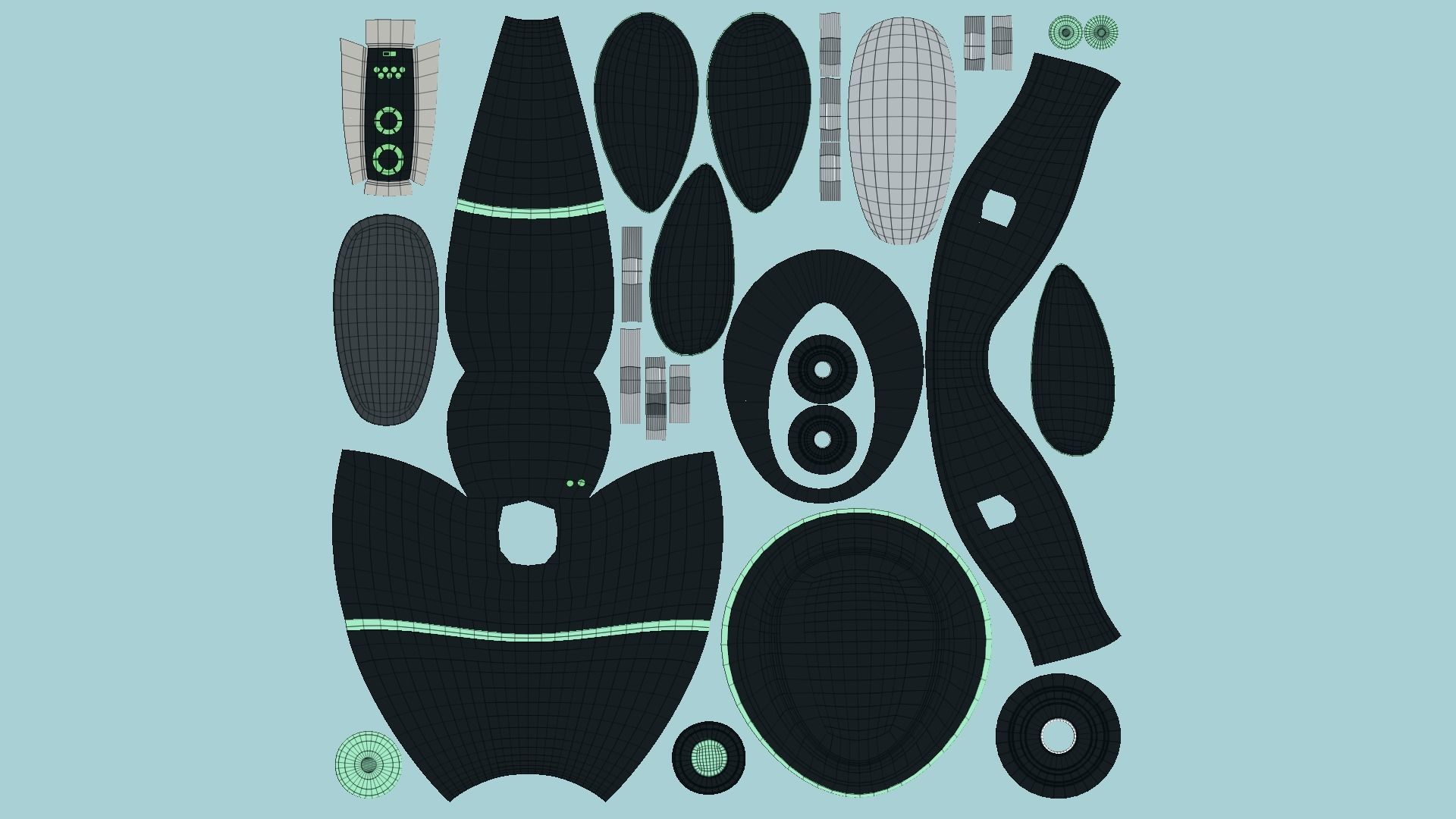 10 Flying Robots Collection - Character SciFi Design _59