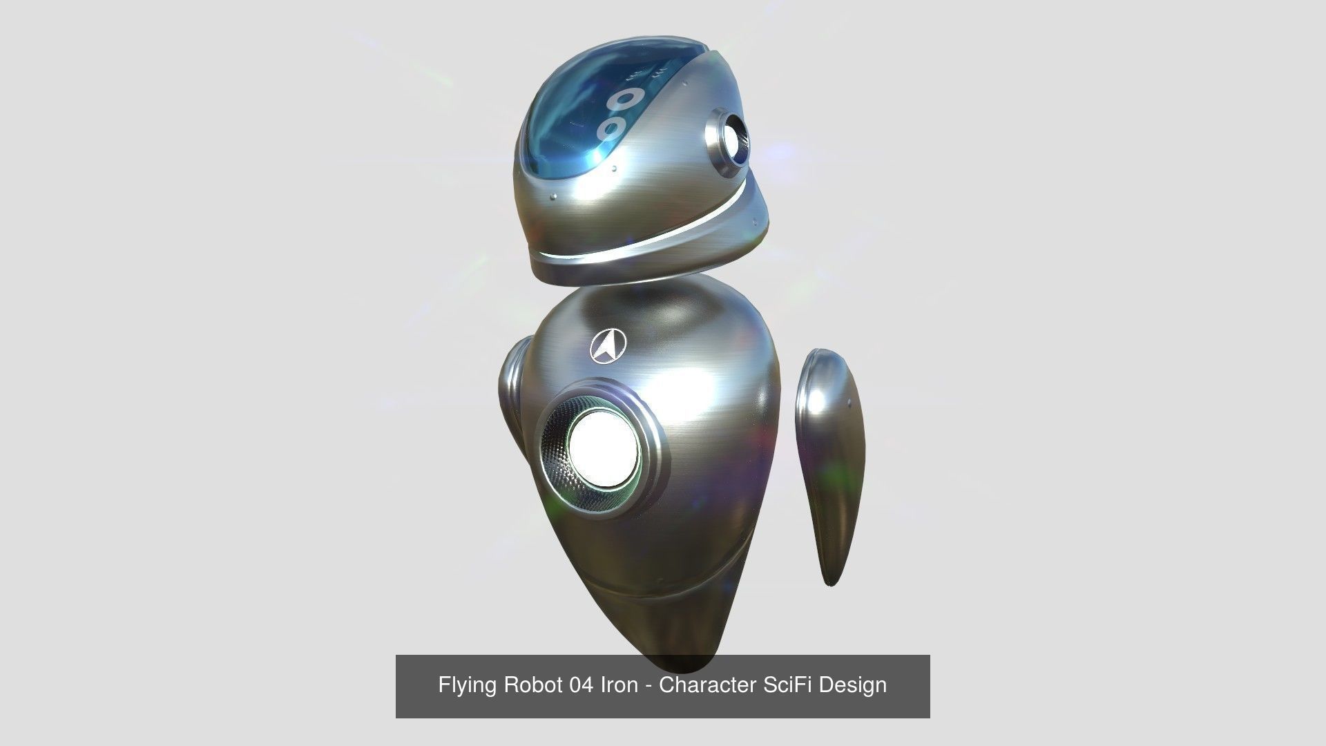 10 Flying Robots Collection - Character SciFi Design _4