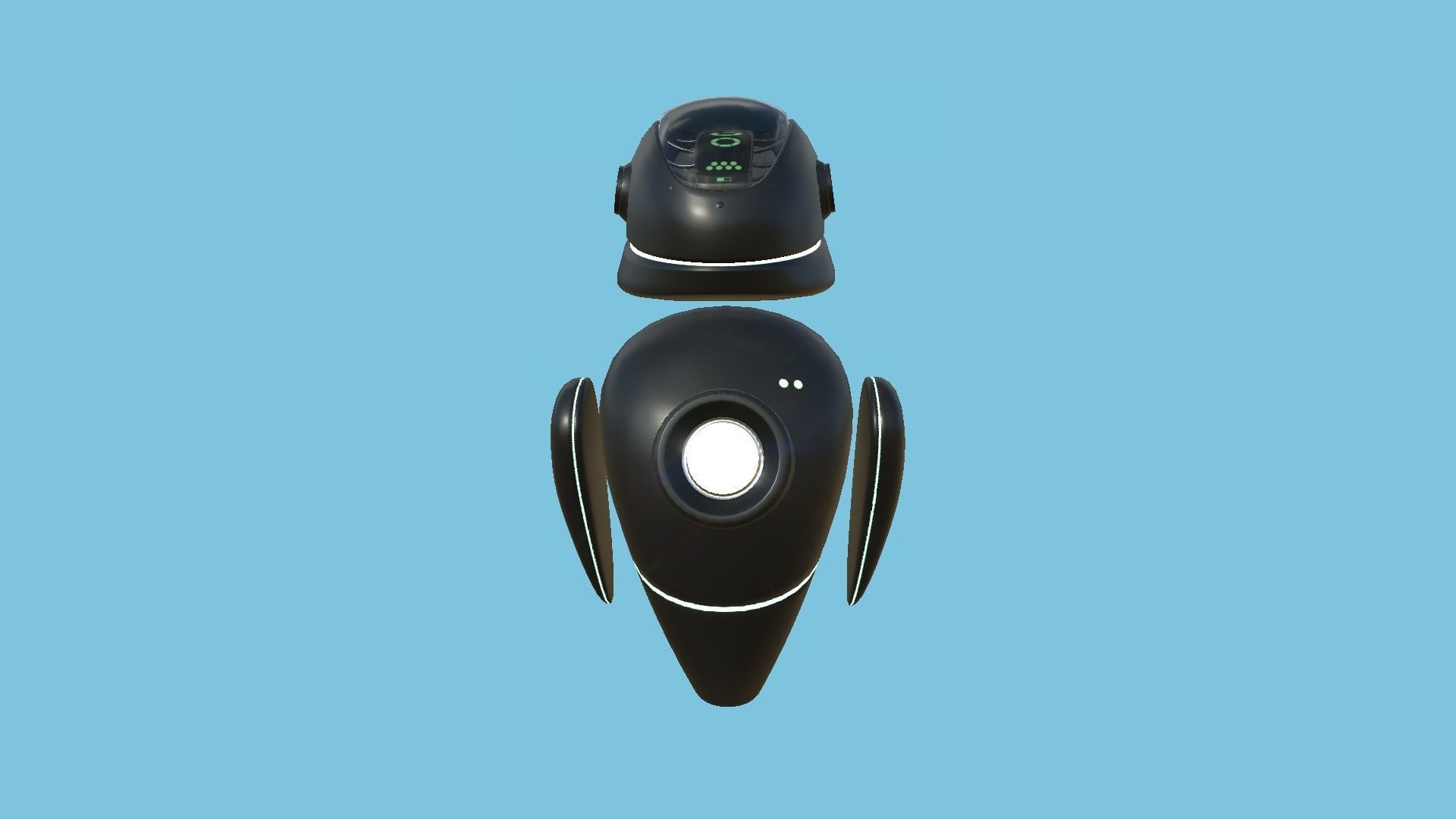 10 Flying Robots Collection - Character SciFi Design _23