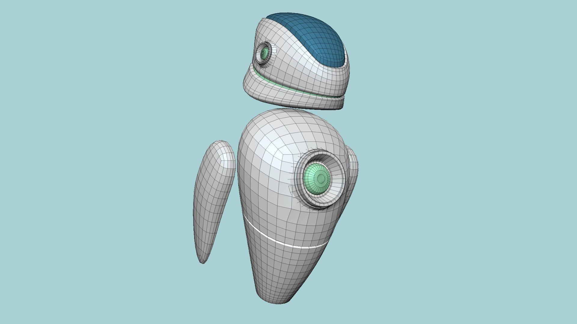 10 Flying Robots Collection - Character SciFi Design _64