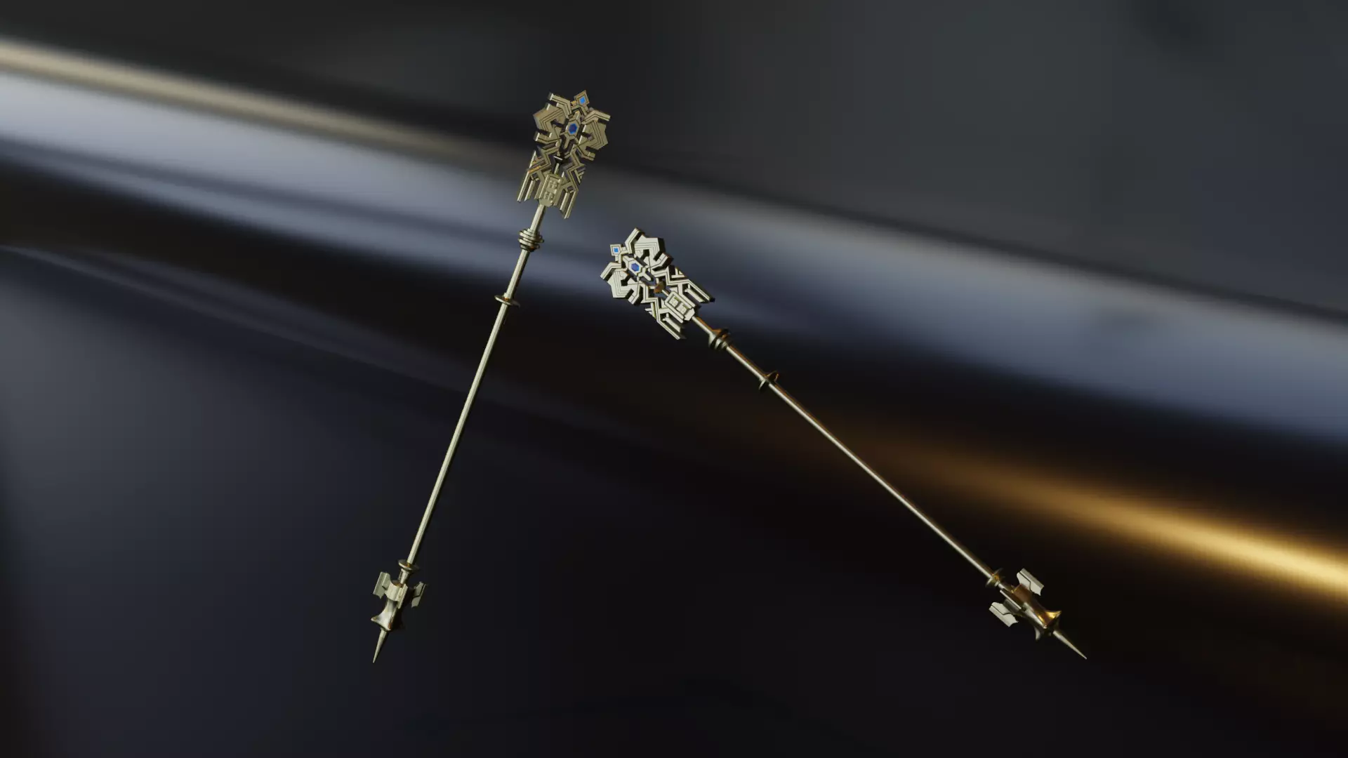 CRYSTAL EXARCH STAFF - G RAHA TIA - FINAL FANTASY XIV 3D print model_0