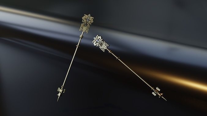 CRYSTAL EXARCH STAFF - G RAHA TIA - FINAL FANTASY XIV 3D print model