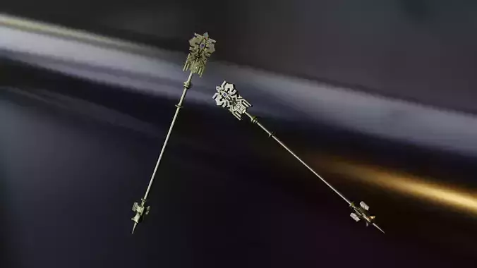 CRYSTAL EXARCH STAFF - G RAHA TIA - FINAL FANTASY XIV 3D print model