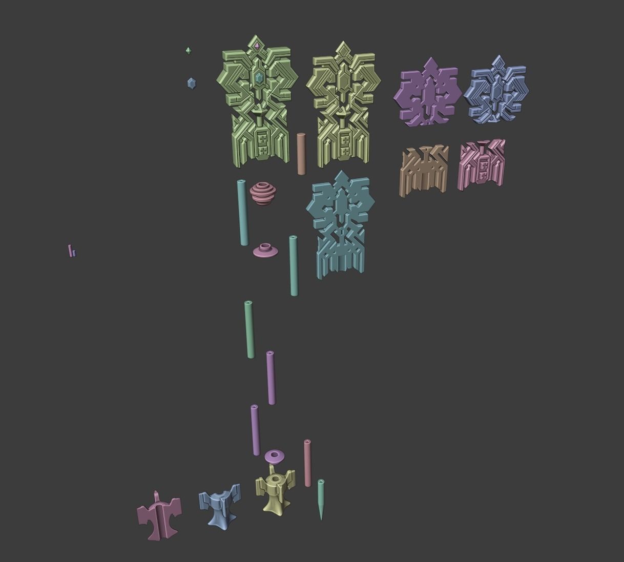 CRYSTAL EXARCH STAFF - G RAHA TIA - FINAL FANTASY XIV 3D print model_2