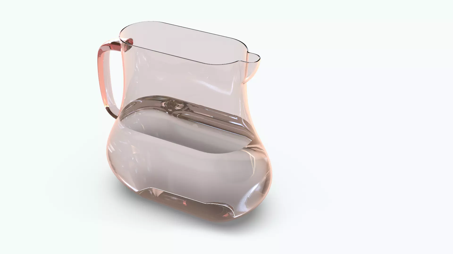 Water Glass Jar Free 3D model