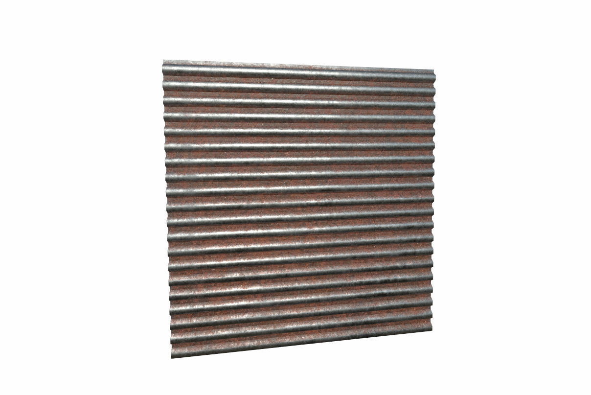 shutter rust Low-poly 3D model_4