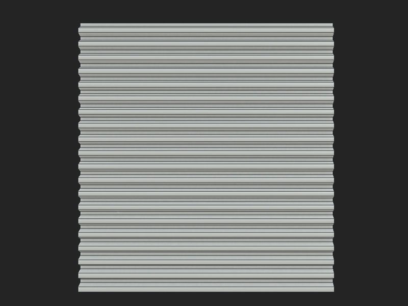 shutter rust Low-poly 3D model_2