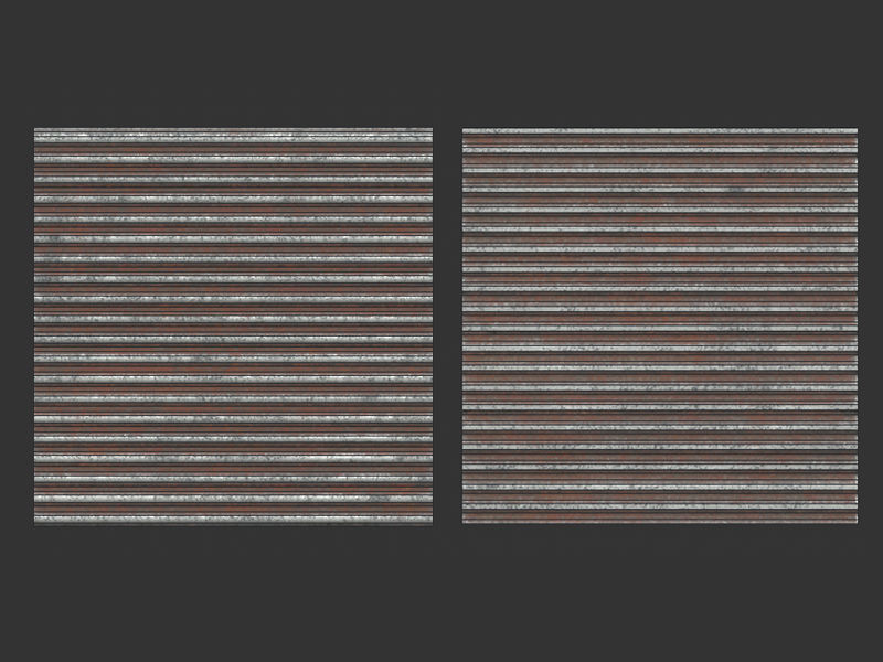 shutter rust Low-poly 3D model_1