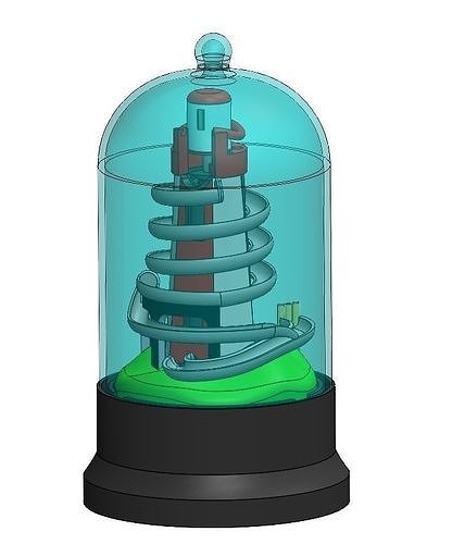 Lighthouse Marbel Machine 3D  Printed 3D print model